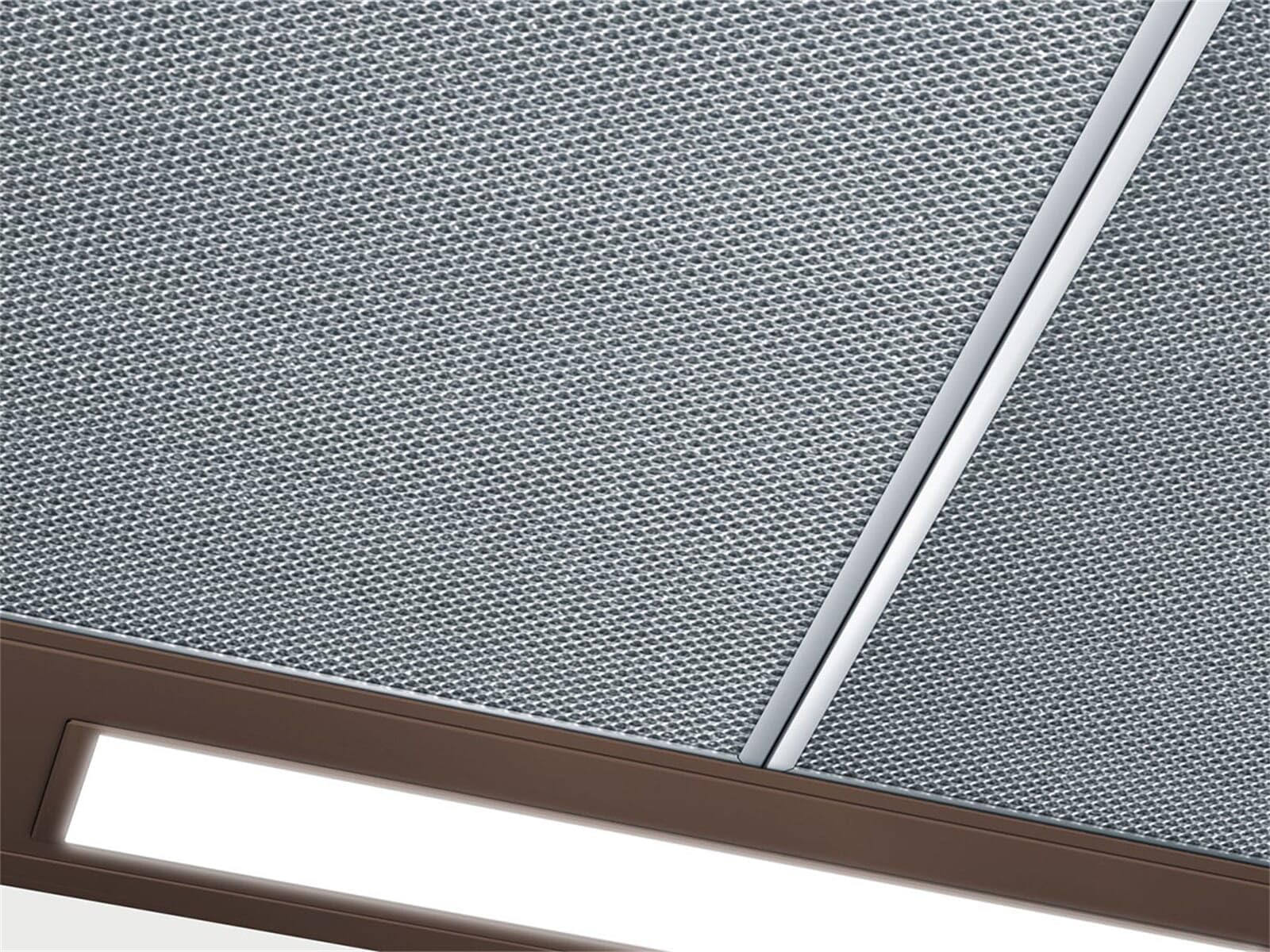 Bosch Serie 4 Unterbauhaube 60 cm Umluft Abluft LED-Beleuchtung Metallfettfilter spülmaschinengeeignet Braun
