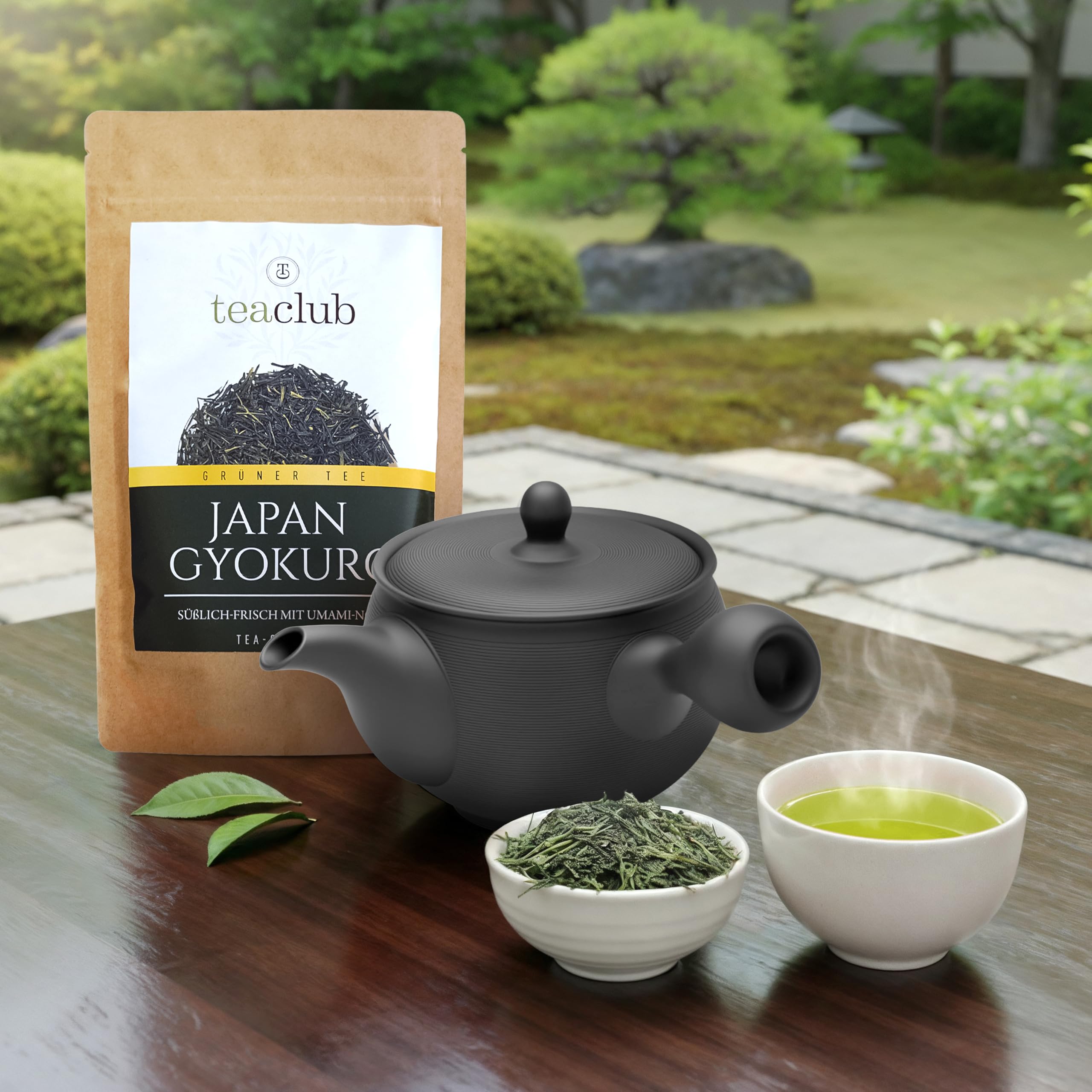 TeaClub Tè Verde Giapponese Gyokuro Kagoshima 500g, in Foglie Sfuse, Dolcezza e Umami