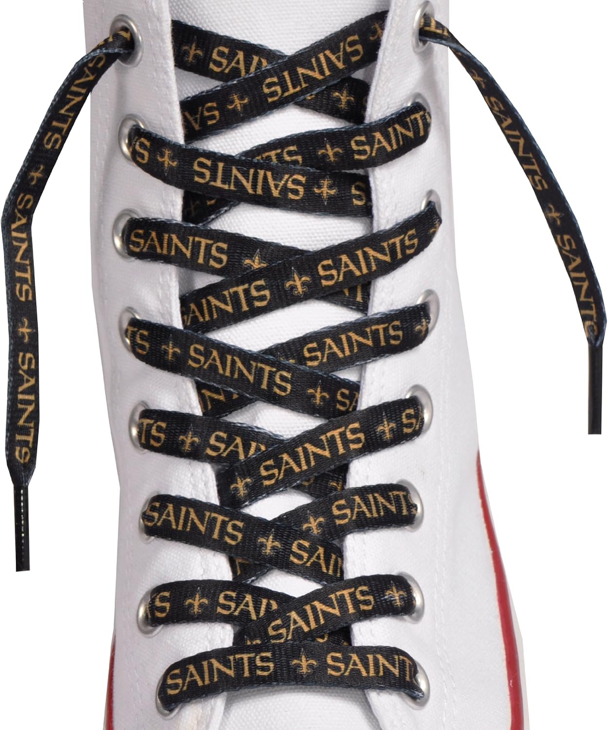 NFL New Orleans Saints 54-Inch LaceUps Shoe Laces : Sports Fan Shoelaces : Sports & Outdoors
