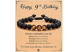 UNGENT THEM Happy Birthday Bracelet for Boys Him Men