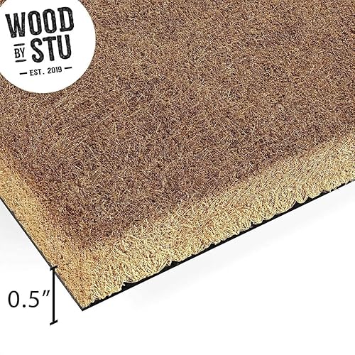 Miniatura 5 de Oh Shit! Not You Again! funny Premium Quality, Thick 100% Coir Coconut Husk Front & Made in the USA - Doormat