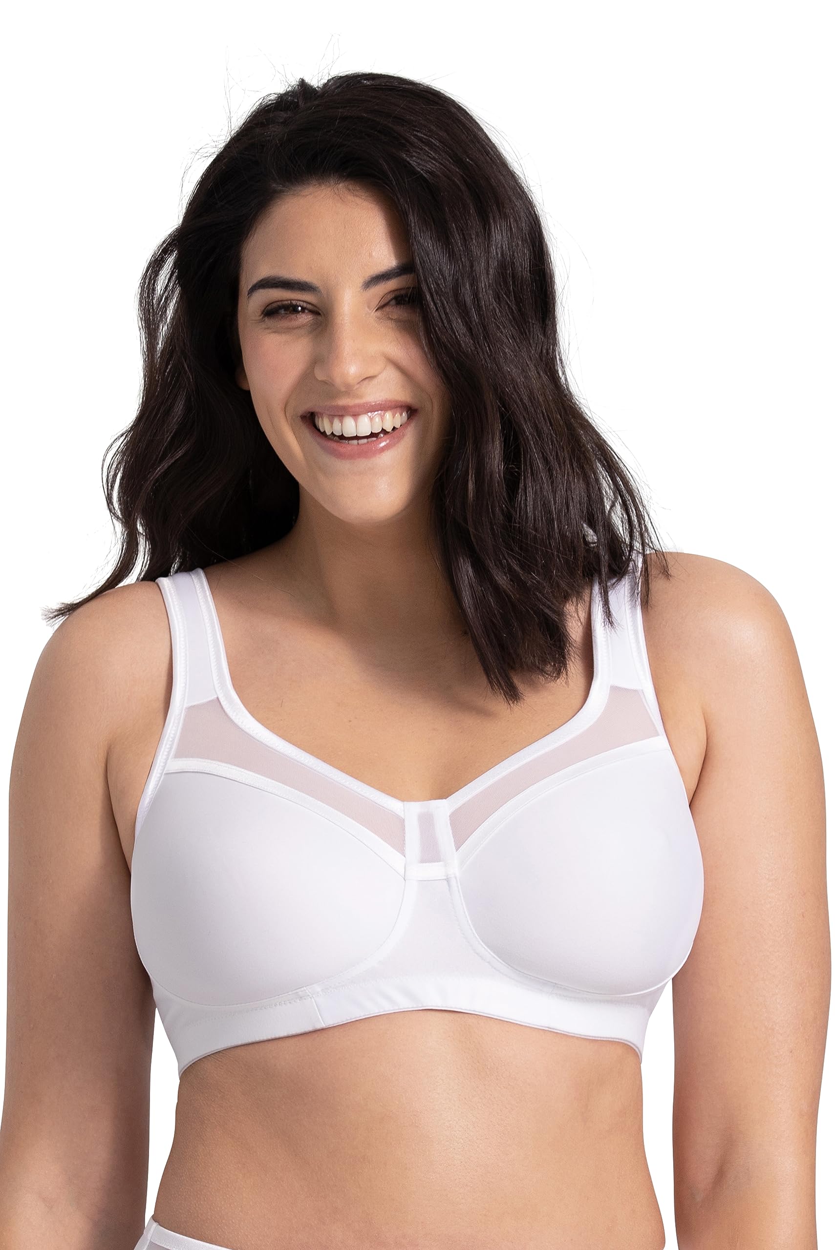 Miss Mary Of Sweden Women's White Sweet Senses Non-Wired T-Shirt Bra 36Dd