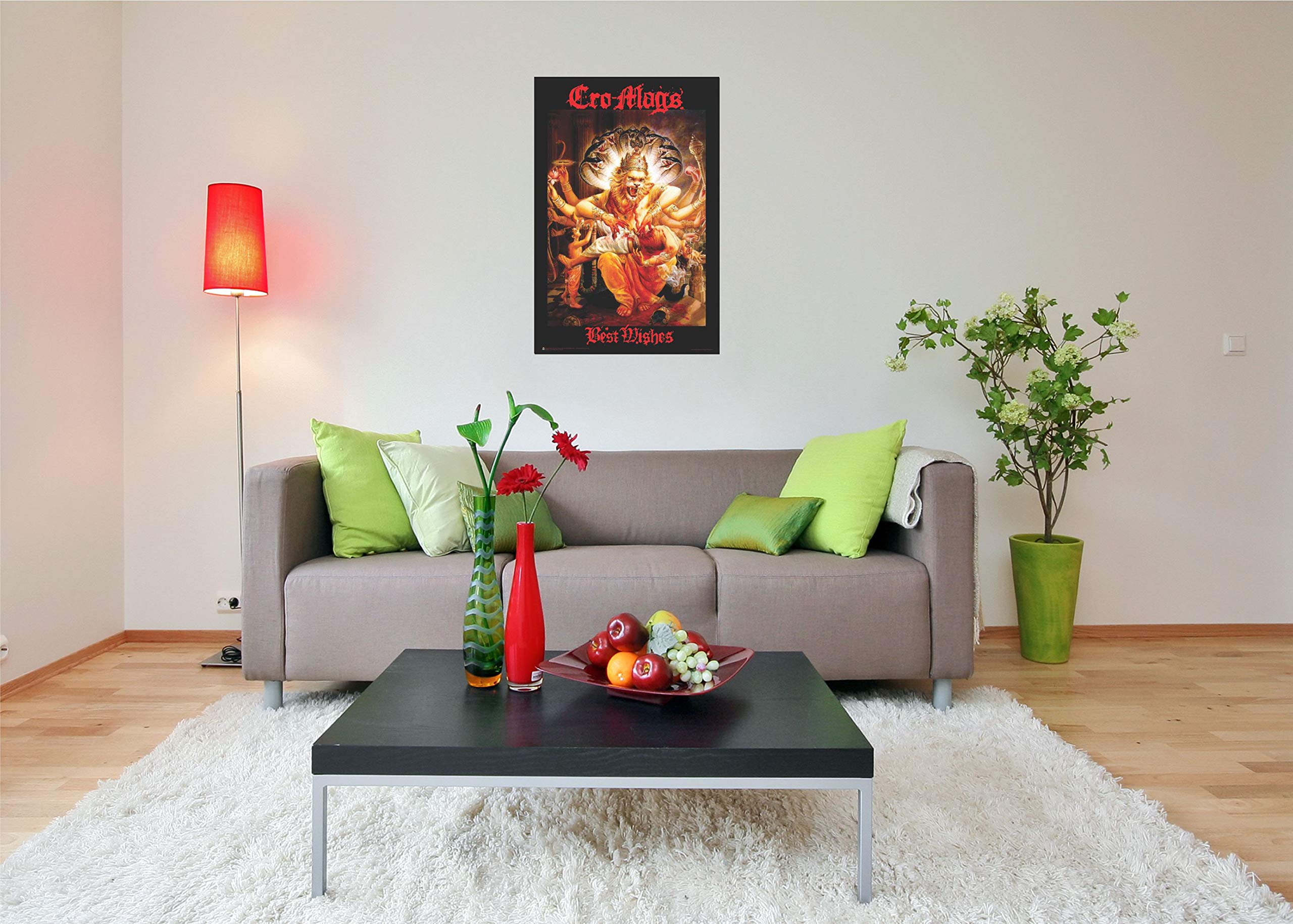 Amazon.com: Cro-Mags - Best Wishes Music Poster (24 x 36 Paper 