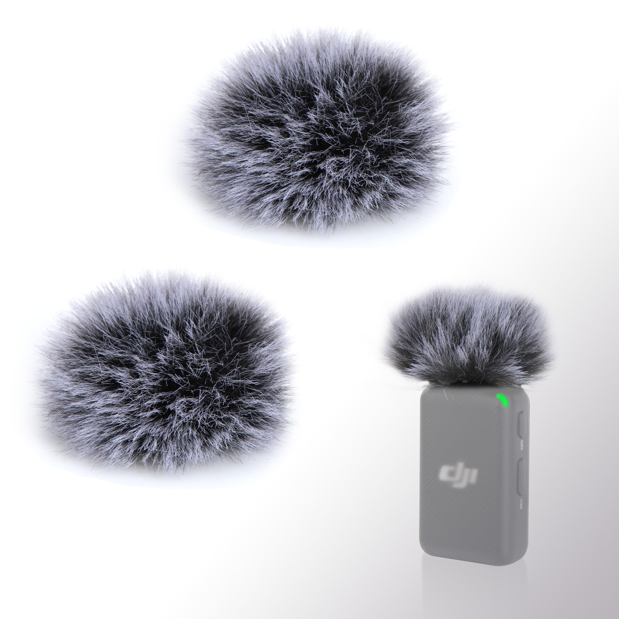 YOUSHARES Mic Windscreen for DJI Mic - 2 Packs DJI Mic Wind Muff