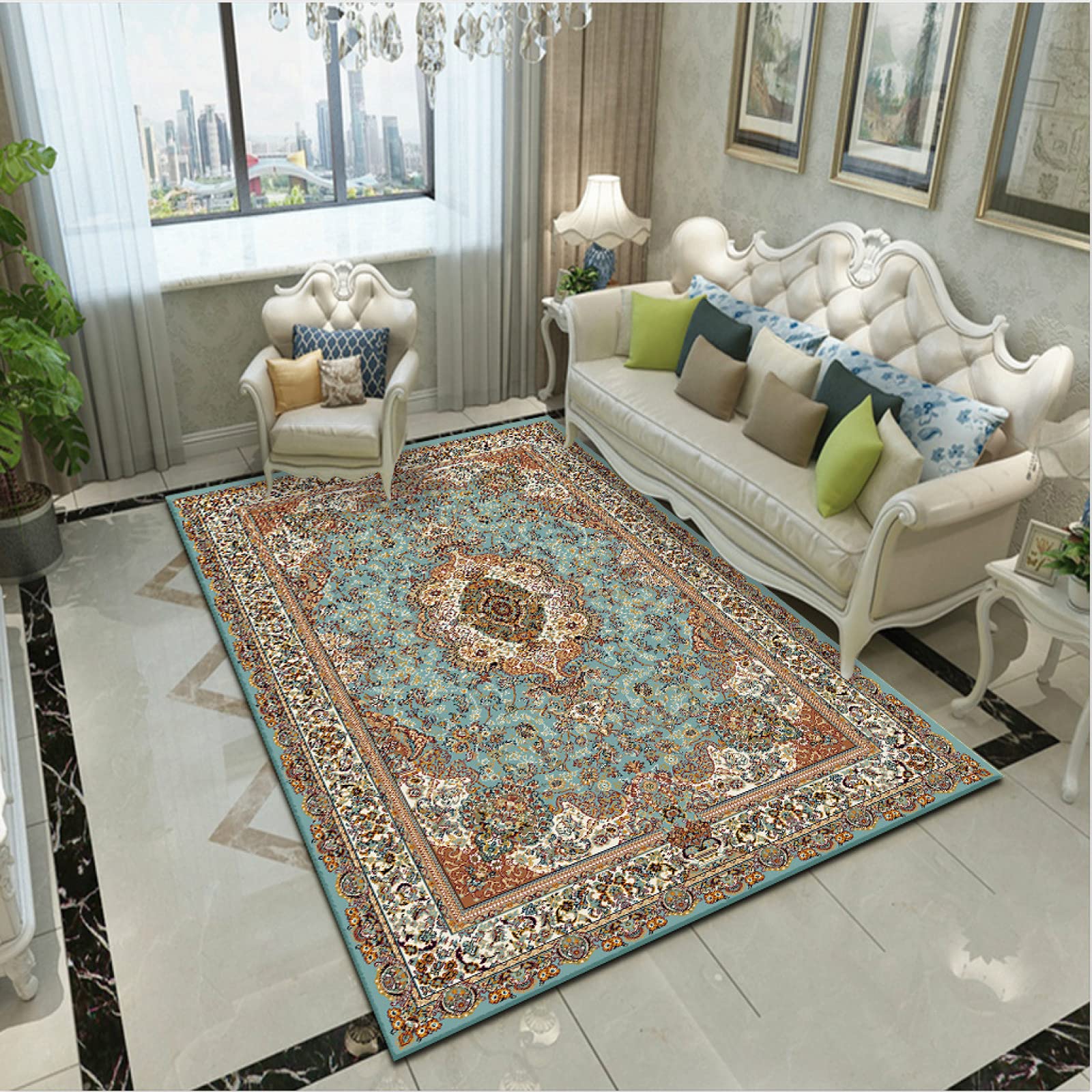 Tapis traditionnel géométrique pour sublimer votre salon ou cuisine