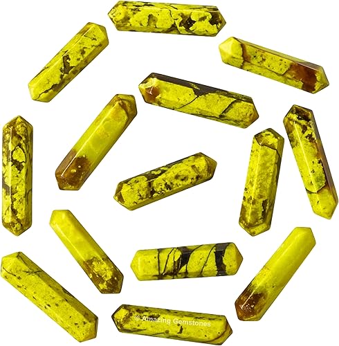 Vista 161 de Amazing Gemstone Puntos de cristal de amatista, cristales curativos y piedras a granel, paquete de 3 puntas curativas de doble terminación