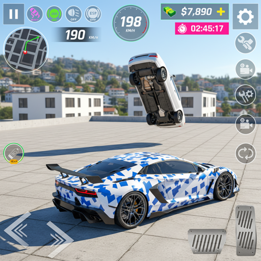 Realistischer Auto-Drift- und Rennsimulator 3D – Stadt-Autorennspiel