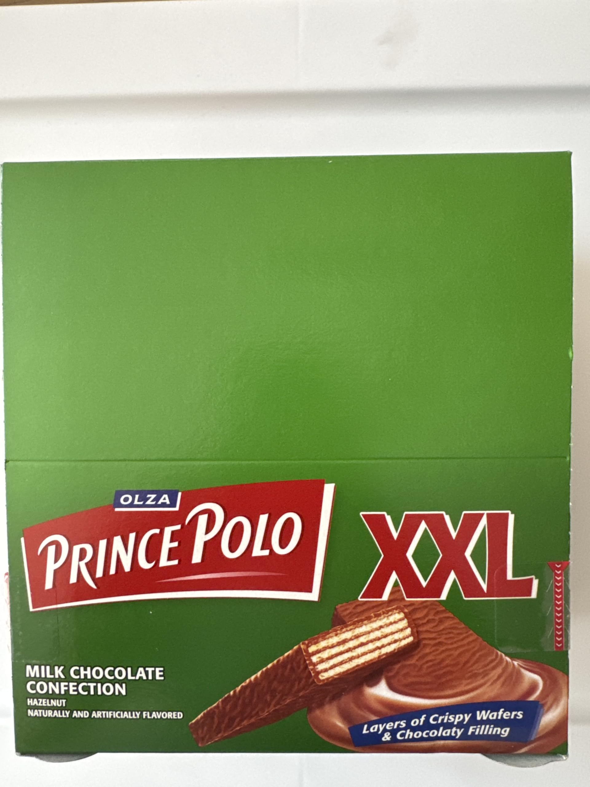 Amazon.com : Wafer Bar Dark Chocolate Prince Polo XXL (1.76 Ounce
