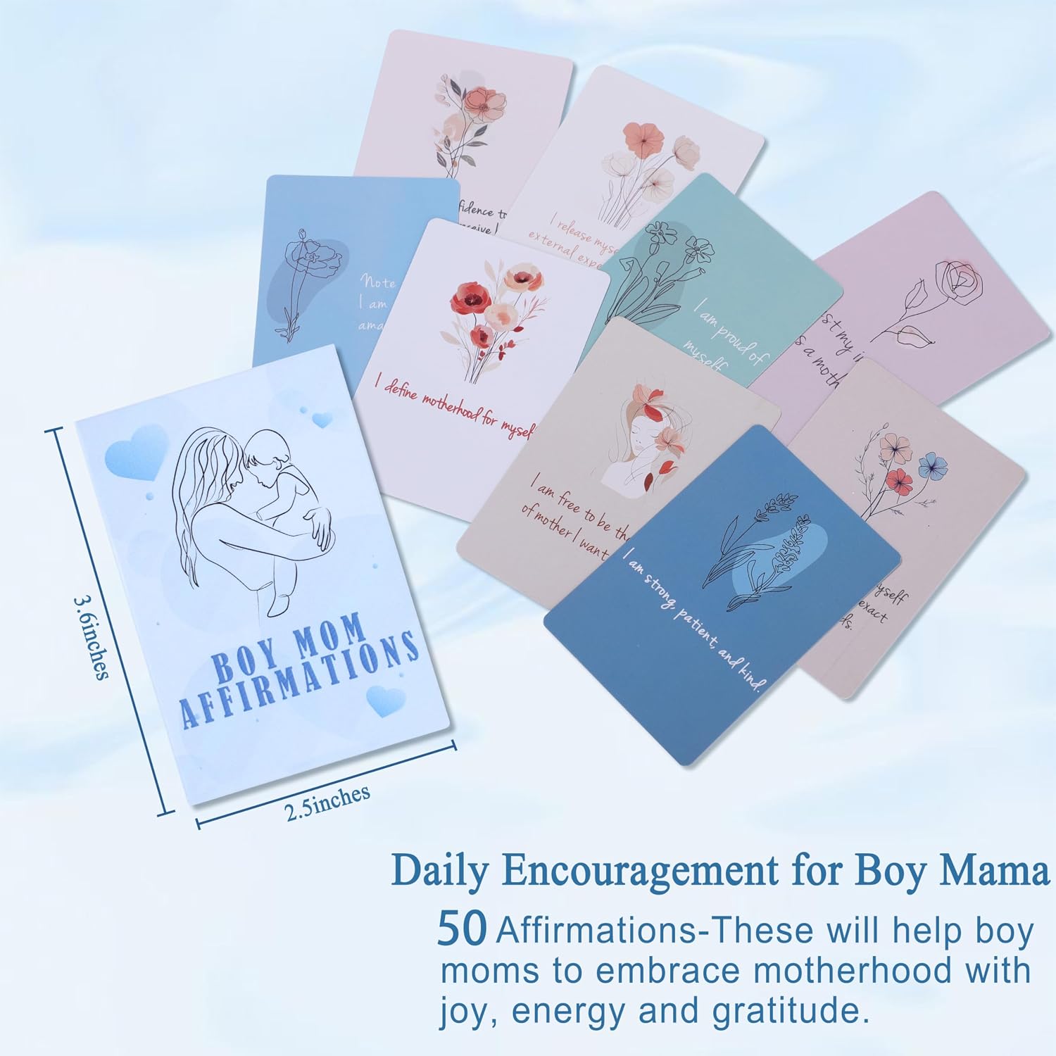 New Boy Mom Gifts, First 1st Mothers Day Birthday Gifts for New Mom Set of 7