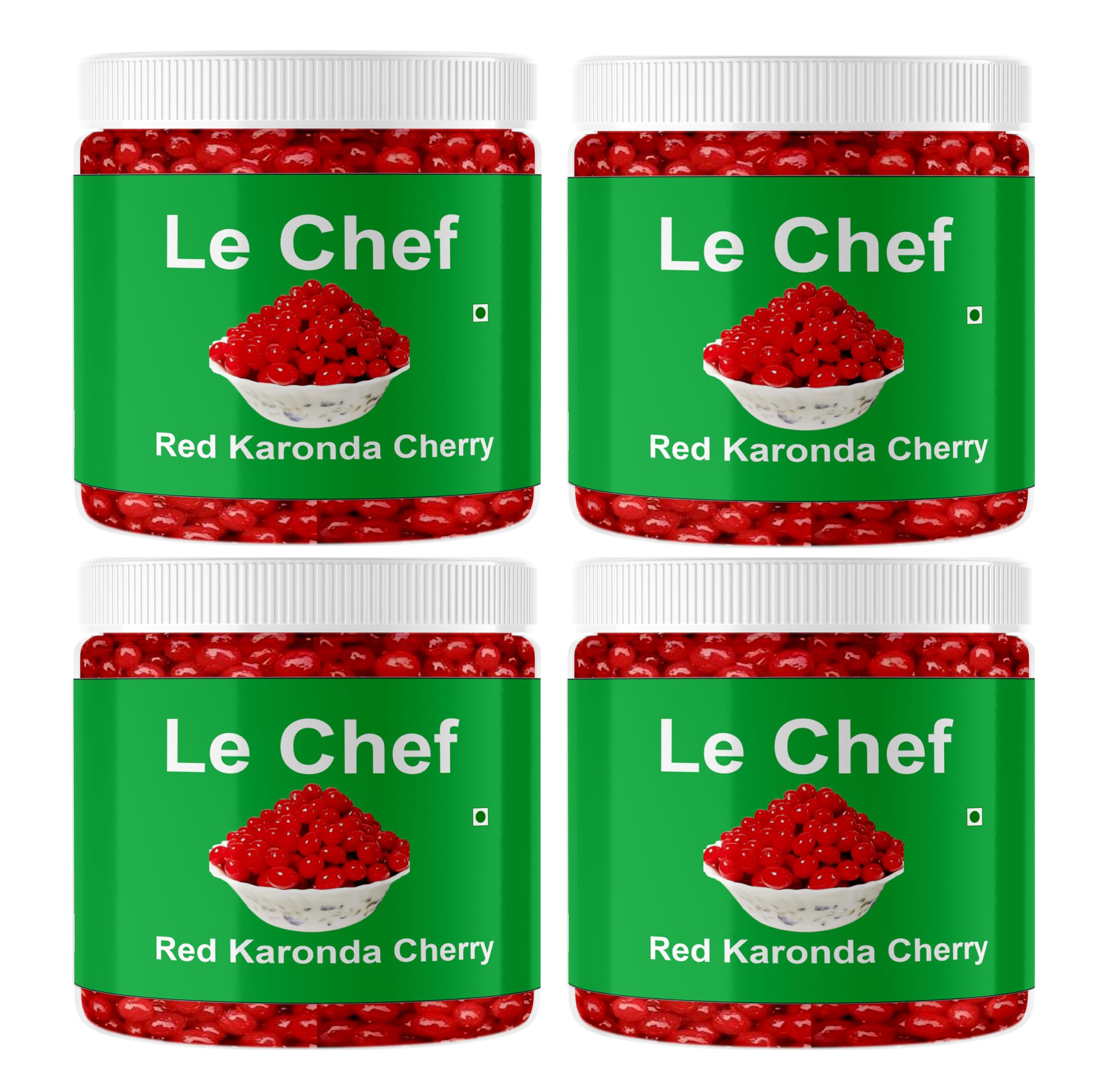 Le Chef Premium Karonda Red Cherries 250 gm x 4| Combo Pack Of 4-image-12