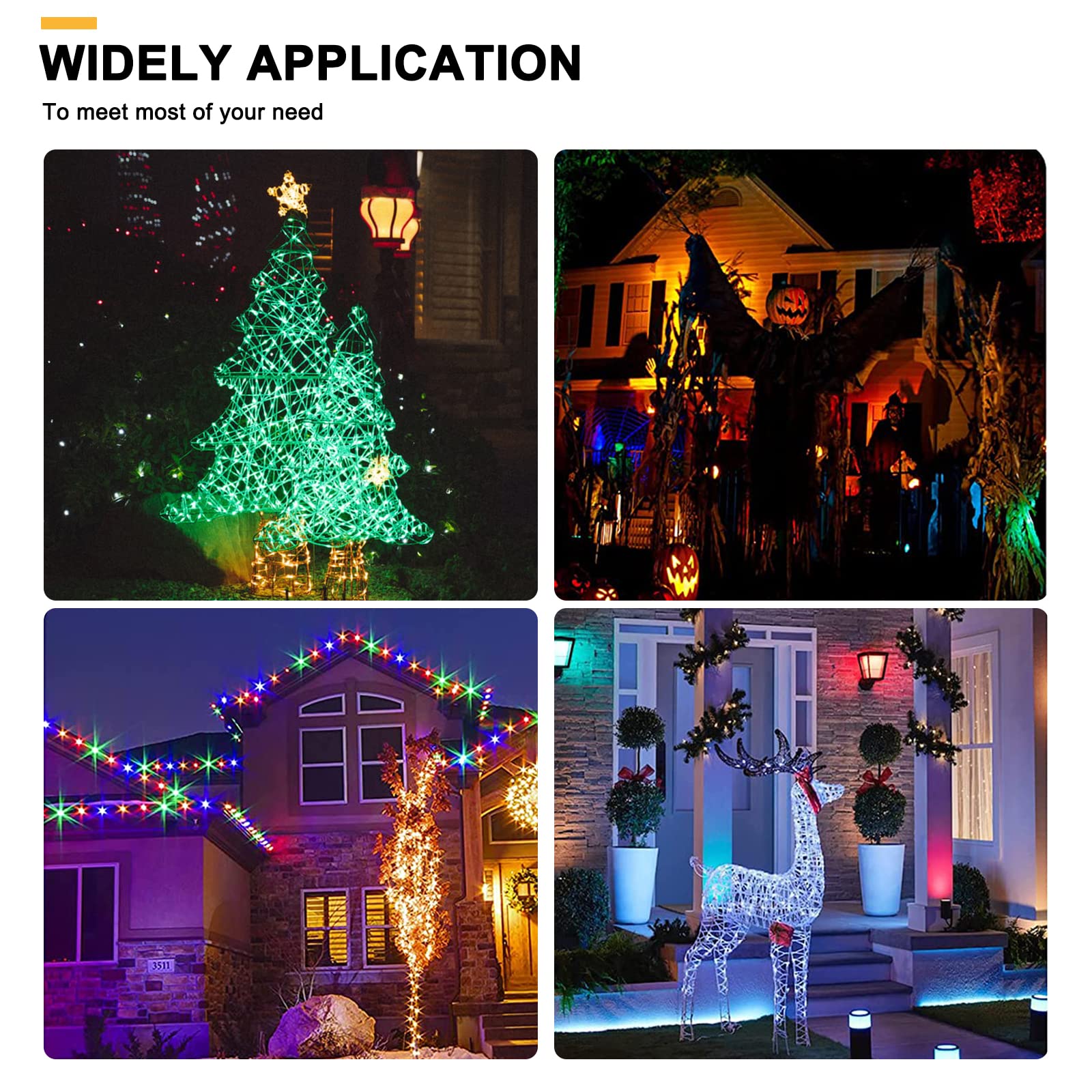 40 Stück E27 LED Bunte Glühbirnen 3W, E27 Farbige lampen, Dekorative LED Lampe außen für Party,Lichterkette,Weihnachten, 220V AC, Rot Grün Blau Gelb Orange, Kunststoff