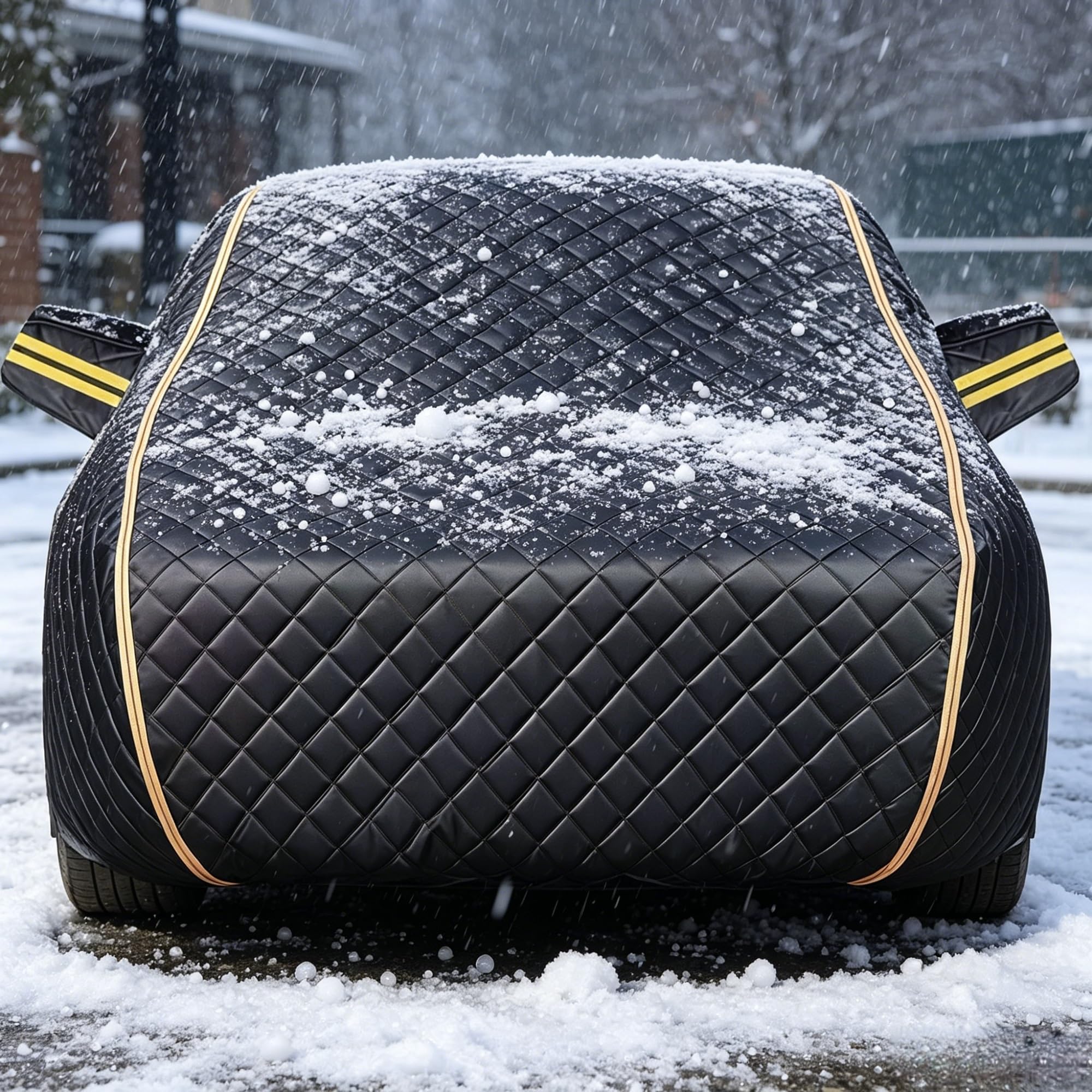 Hagelschutzplane Auto für Renault Symbioz SUV 2024-2026 |Baumwollfutter Autoplanen Outdoor Allwetter Autogarage Autoabdeckung Wasserdicht Hagelsichere Verdickte Auto-Schutzhülle