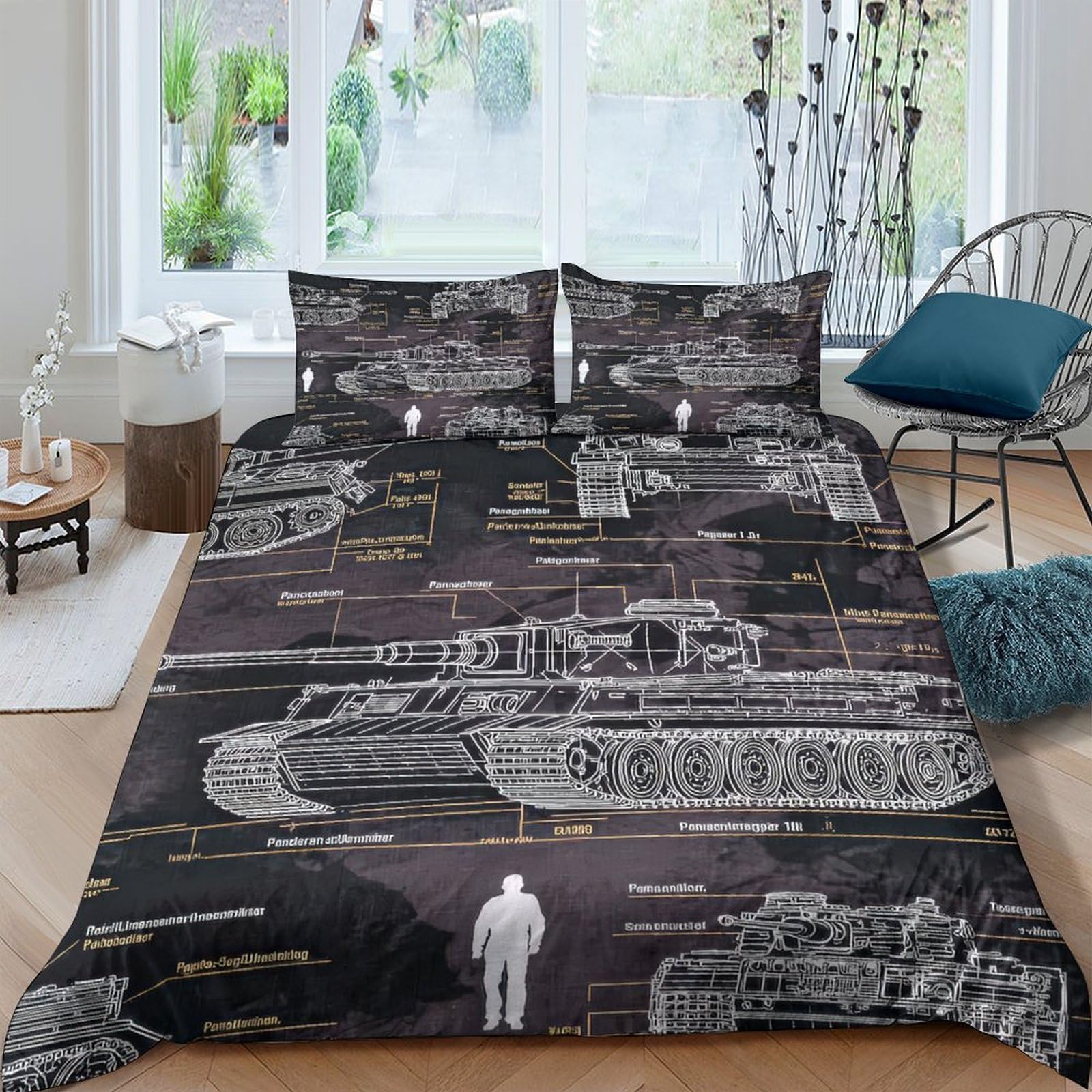 TUFRTGYHN Galaxy Starry Sky Duvet Cover Set 3D Printed Microfiber for Bedroom Decor Suitable for All Ages with Hidden Zipper and Fixing Ties Single（135x200cm）