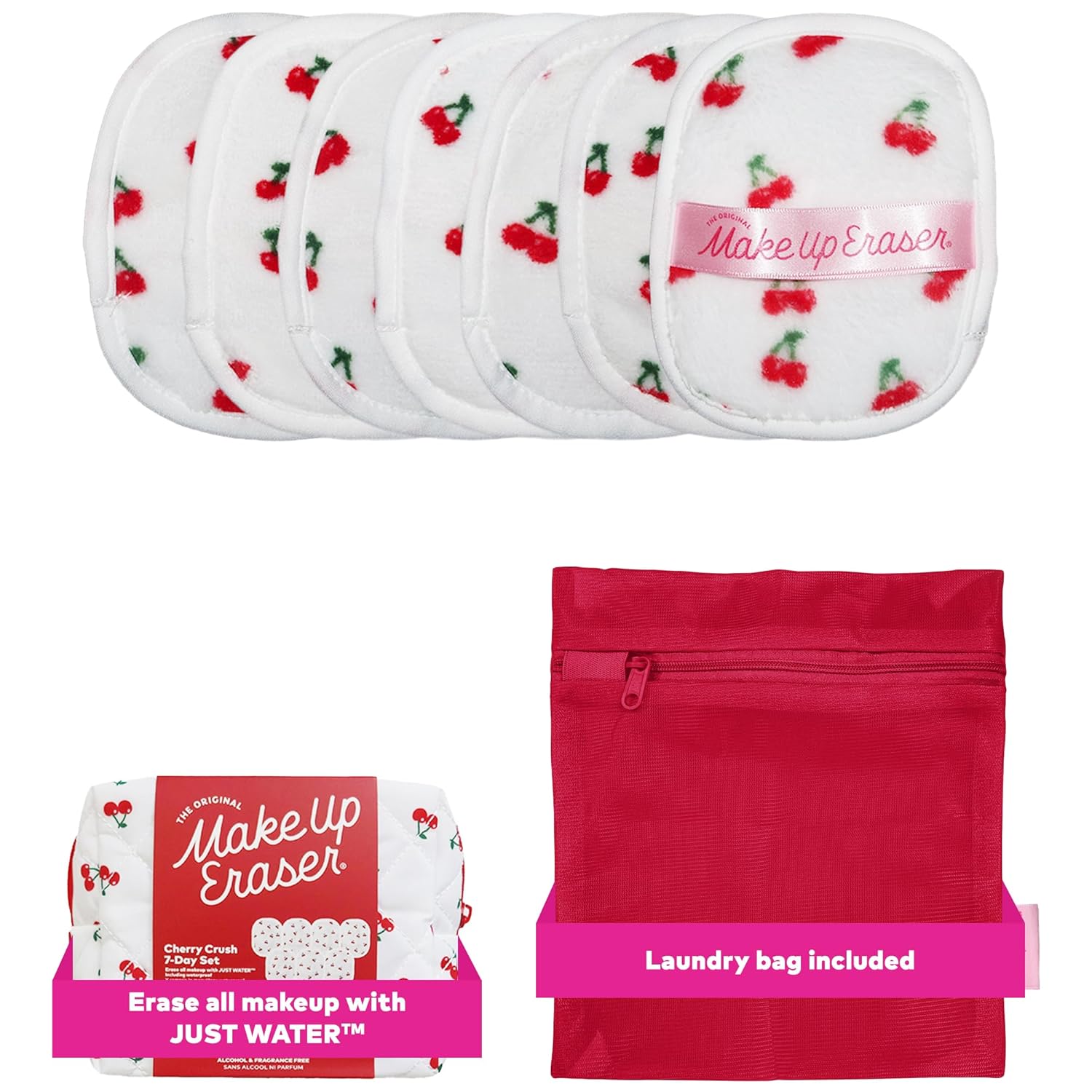 The Original Makeup Eraser, 7-Day Set, Erase All Makeup with Just Water, Including Waterproof Mascara, Eyeliner, Foundation, Lipstick, Sunscreen, and More! The Original Makeup Eraser, 7-Day Set, Erase All Makeup with Just Water, Including Waterproof Mascara, Eyeliner, Foundation, Lipstick, Sunscreen, and More!