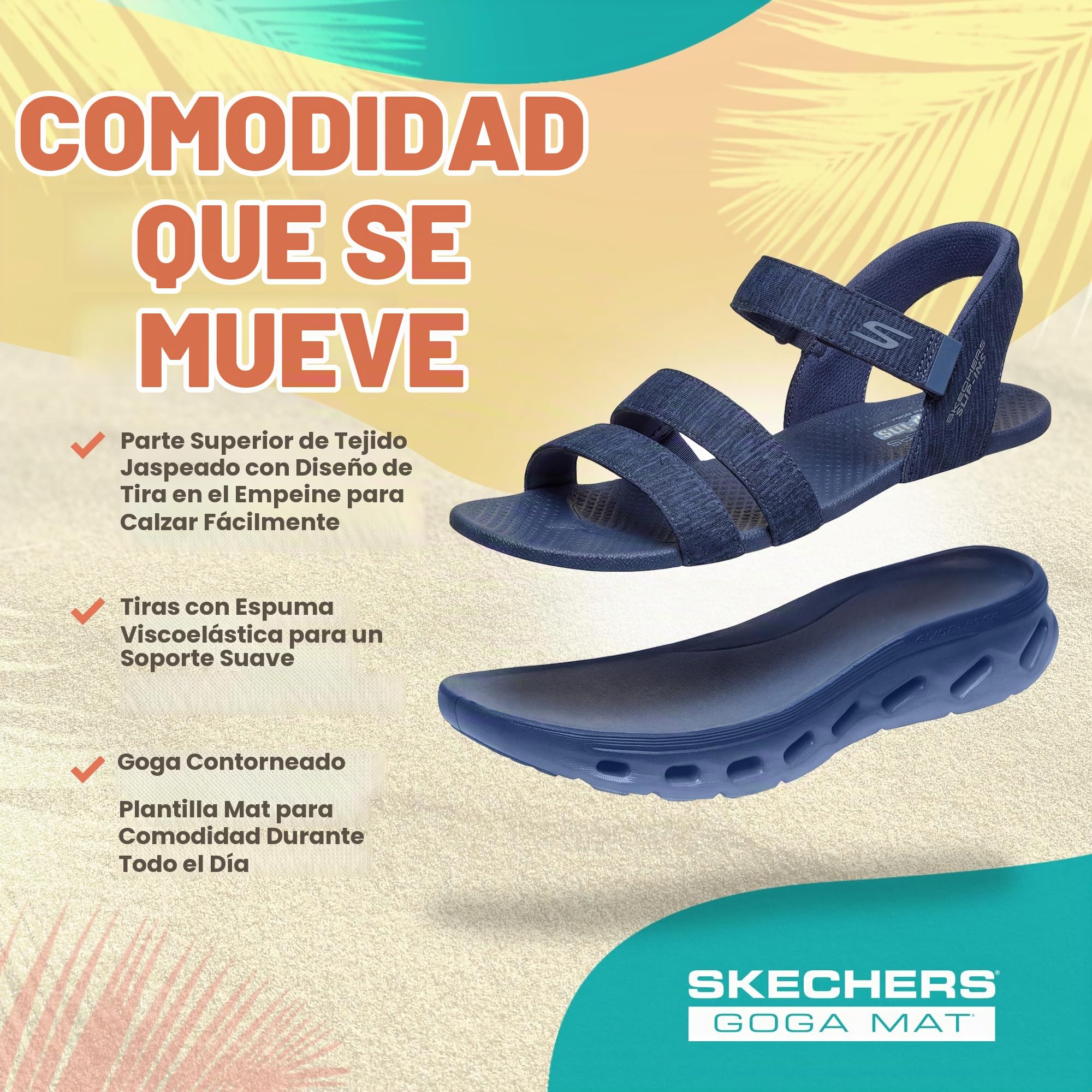 Skechers On-The-go Glide Step 2.0 Hands Free Slip-ins Sandal - Giselle Sandalias para pescadorMujer
