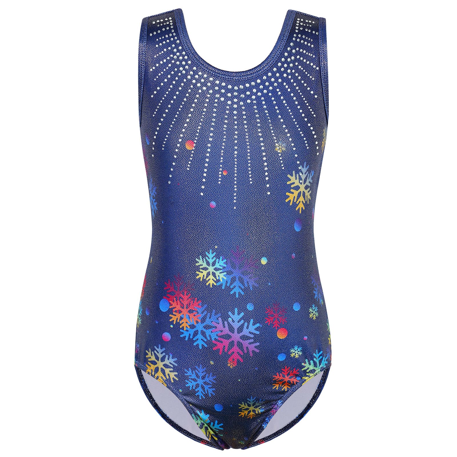 Niña Maillots de Gimnasia Mangas Largas con Lentejuelas en Tul — view 11