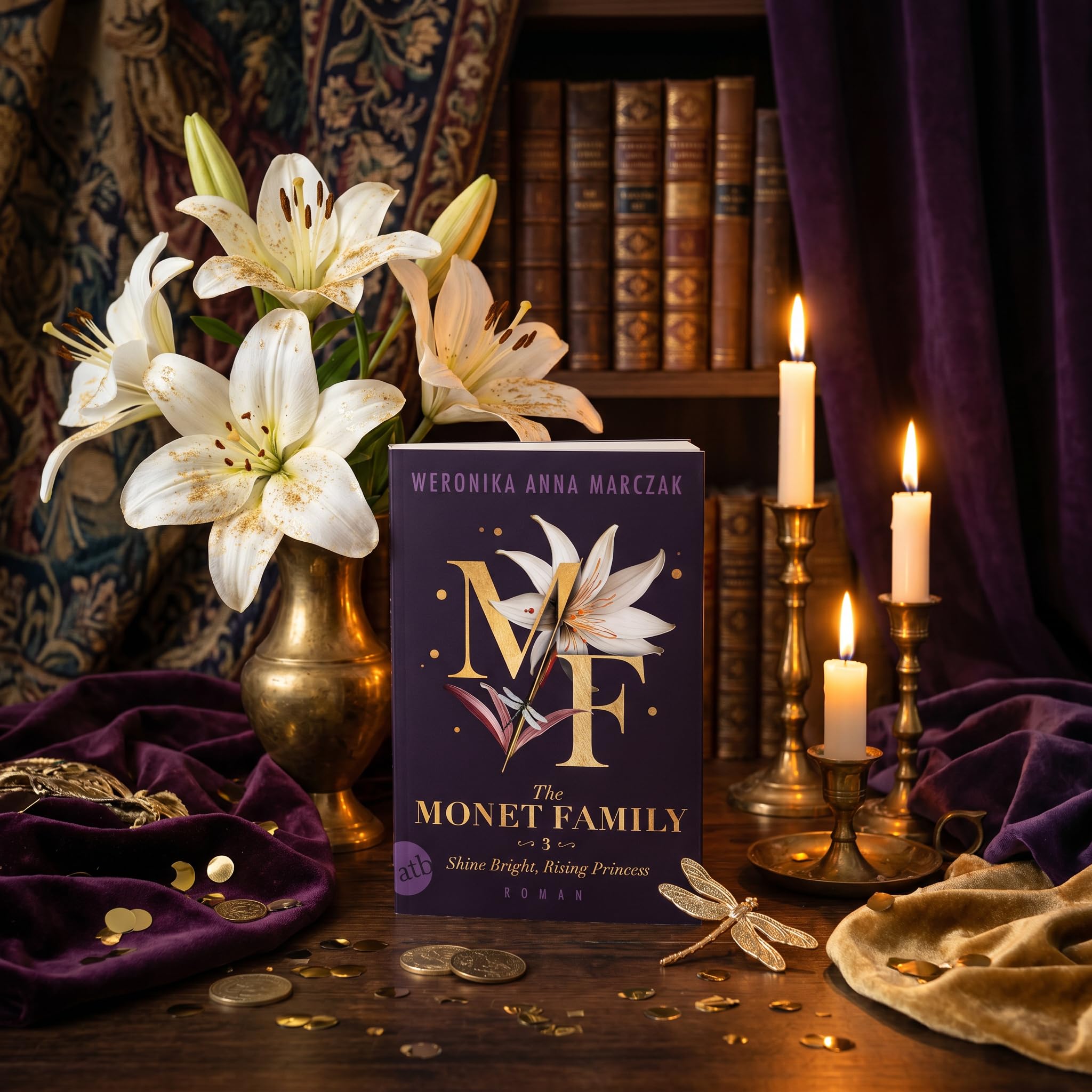 Weronika Anna Marczak - Bücherset - The Monet Family Family of Secrets Band 1 - 7 - Jugendliteratur Bestseller über Waisenmädchen, Verrat, Intrigen und Geheimnisse - mit einem exklusiven Lesezeichen