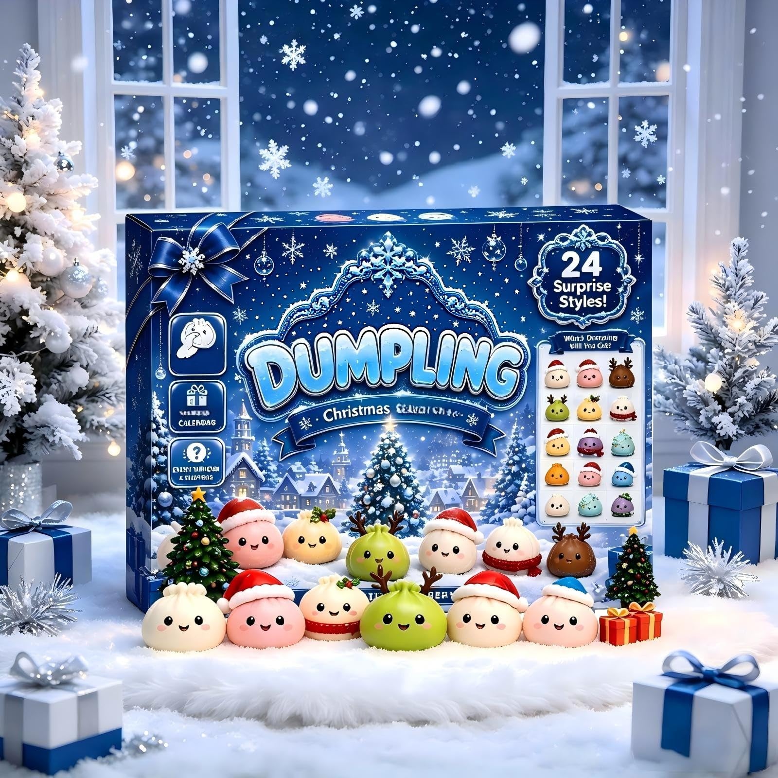 Christmas Dumpling 𝓢𝓺𝓾𝓲𝓼𝓱𝔂 Advent Calendar 2026 24 Days，O