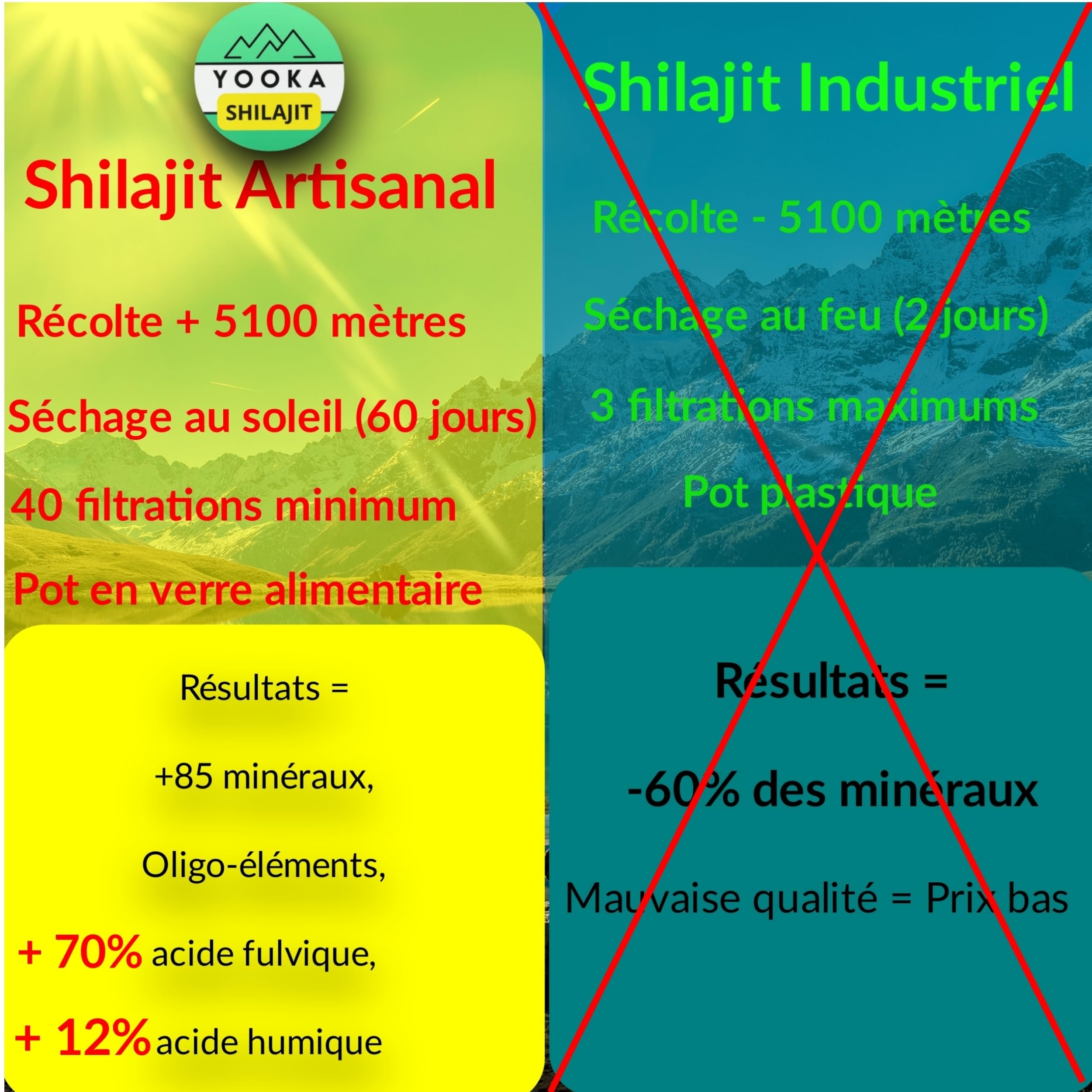 YOOKA Shilajit RESINA 30G natural artesanal de oro puro. 70% ÁCIDO FULVICO, prueba de laboratorio que garantiza +85 minerales, 12% ácido húmico. Secado sol 60 días, purificada 40 veces. Sociedad