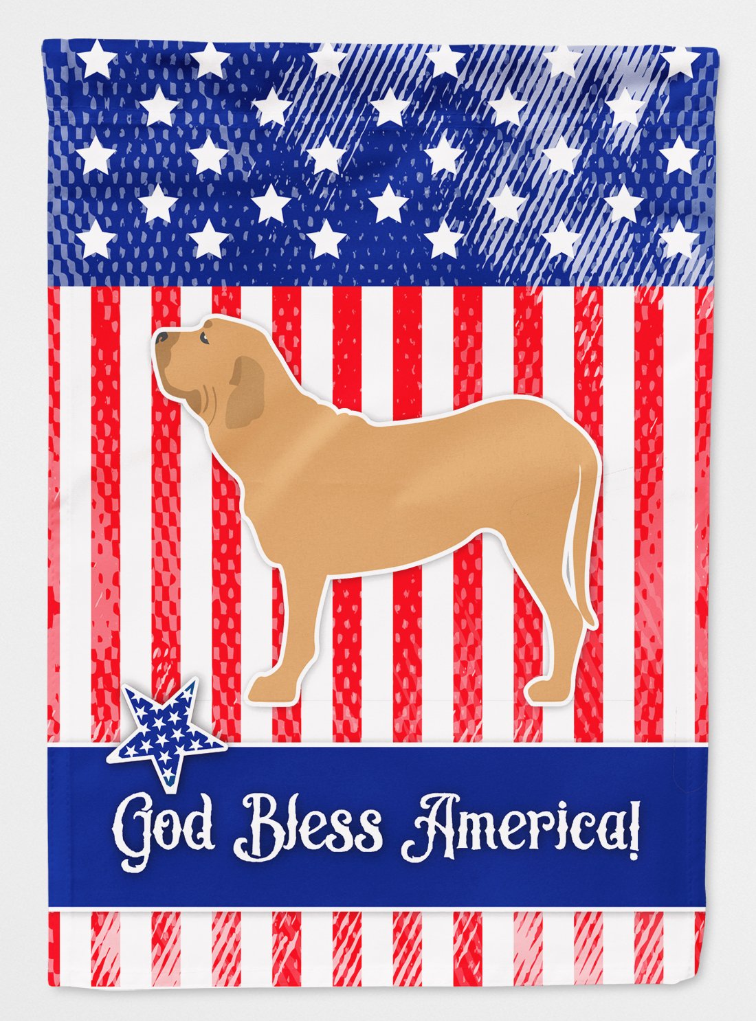 Drapeau Fila Brasileiro grande taille toile canevas USA Patriotic Caroline's Treasures BB3379CHF