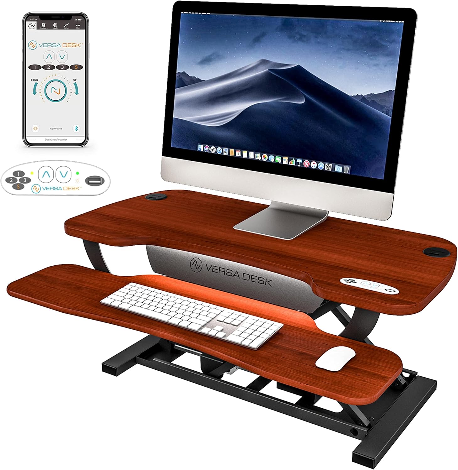 VERSADESK Elite Standing Desk Converter, 36" Wide PowerPro