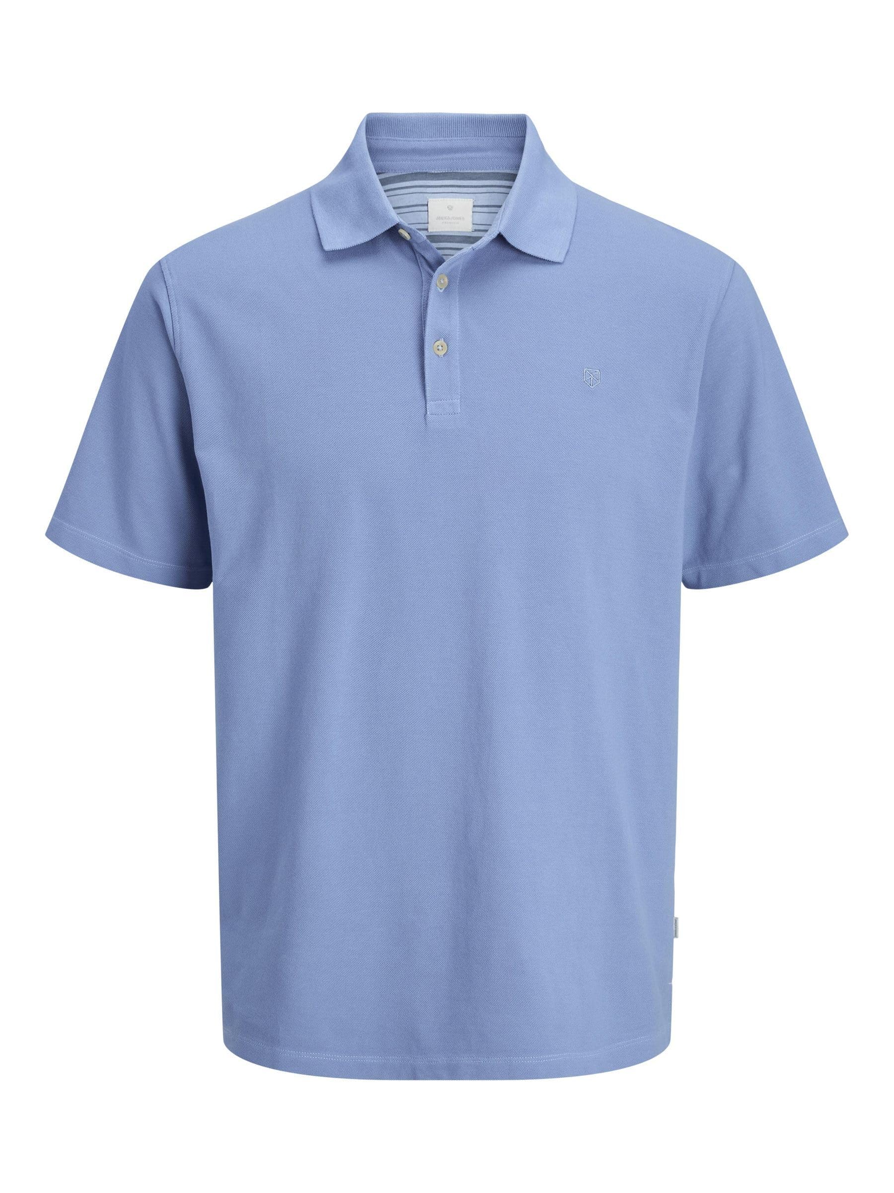 Jack & Jones Men's Jprbluwilliam Wash SS Polo Sn, Pacific Coast, M