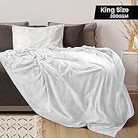 Vista 280 de Utopia Bedding - Manta de vellón de lujo, mullida, antiestática; manta de suave microfibra de 8.8 oz/yd² (300 g/m²) para sofá y cama; tamaño Gris