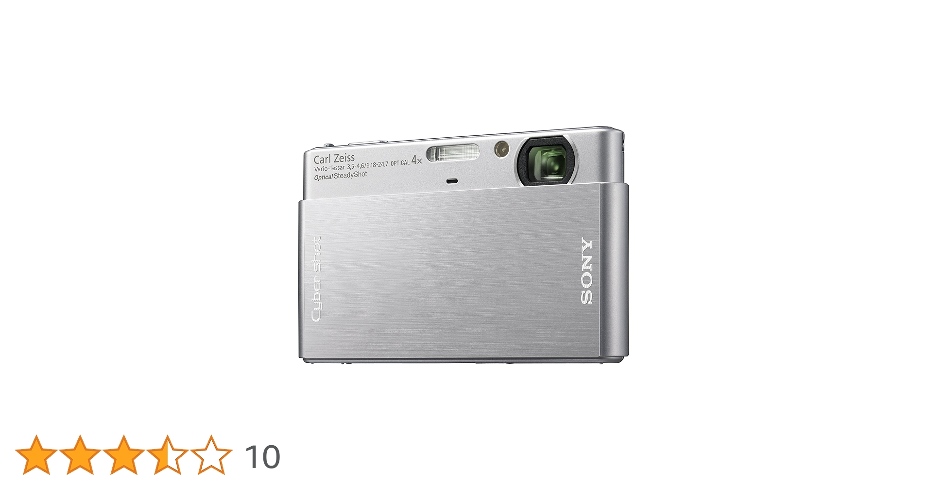 Sony Câmera digital Cybershot DSC-T77 de 10,1 MP com zoom