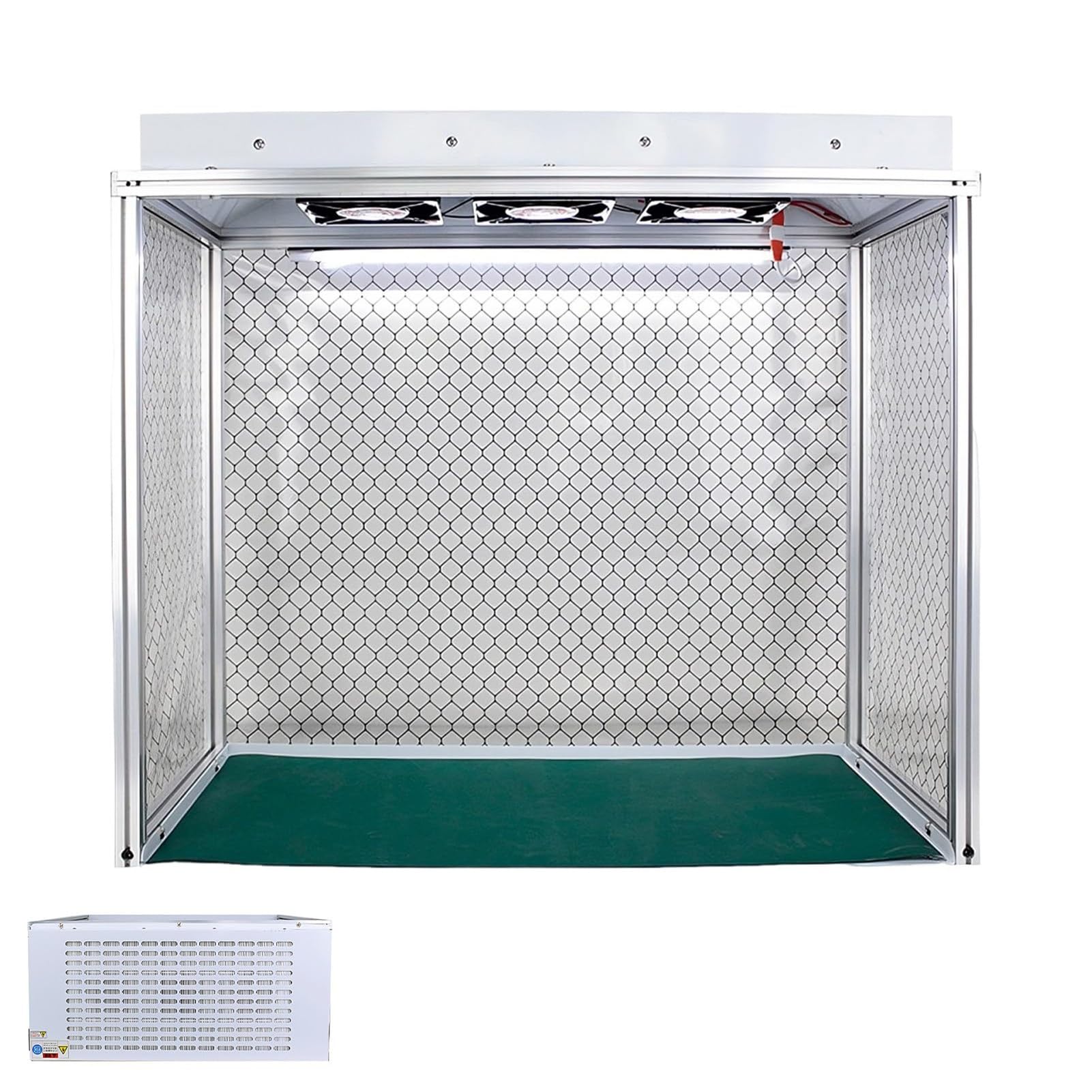Laminar Flow Cabinet - Banco verticale pulito con tre ventole per postazione di lavoro senza polvere, ideale per laboratori e officine