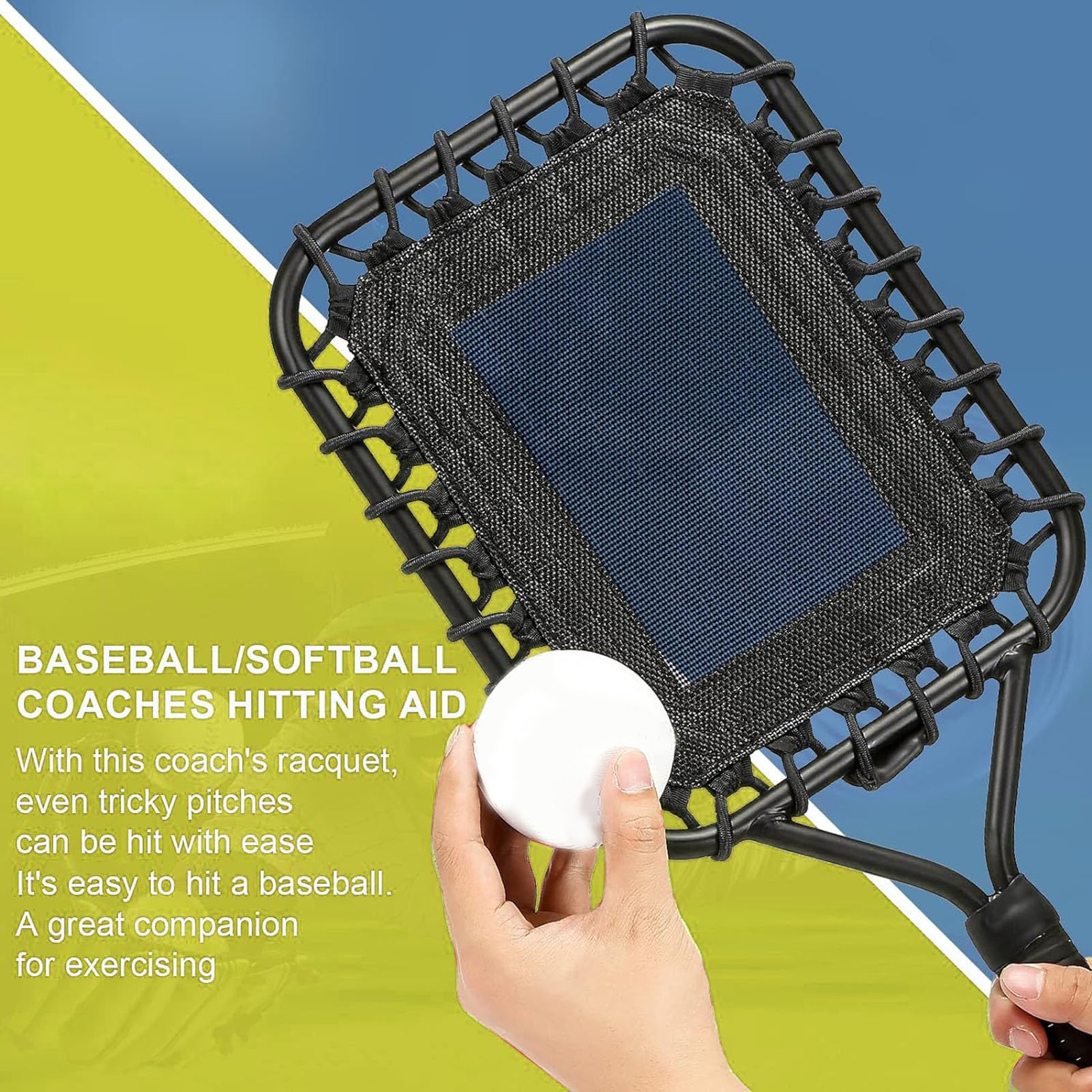 POENVFPO Batte de Baseball Fungo pour L'entraînement au Flyball, Raquette Légère et Antidérapante, équipement D'entraînement pour Les Exercices D'équipe et L'entraînement Individuel de