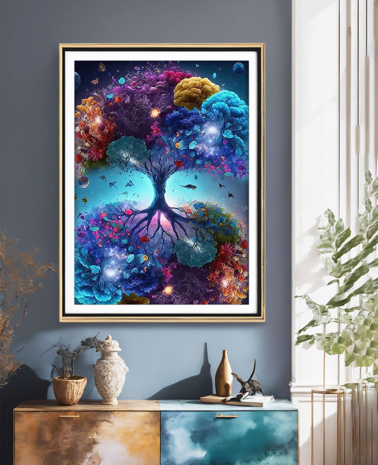 Kit Diamond Painting 5D - 2 Quadri 30x40 Cm Con Pietre Lucide, Ideale Per Adulti E Decorazione - Foto 9