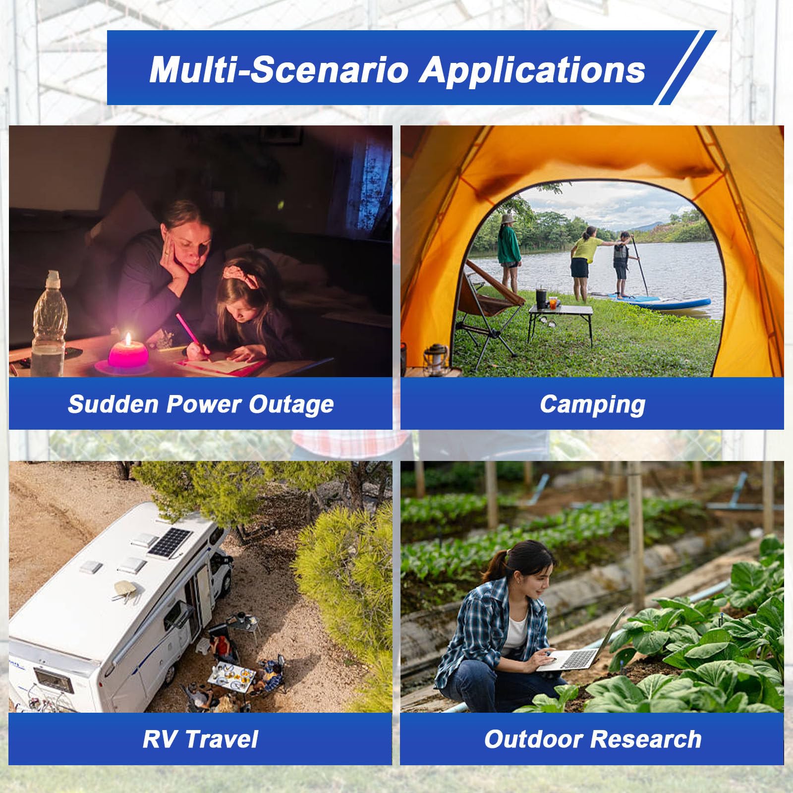 Générateur À Manivelle, Station d'alimentation Portable De 81 000 Mah/340 Wh avec Sortie De 500 W, Charge Solaire, Écran LCD Intégré. Urgences/Camping/Voyages/Recherches sur Le Terr