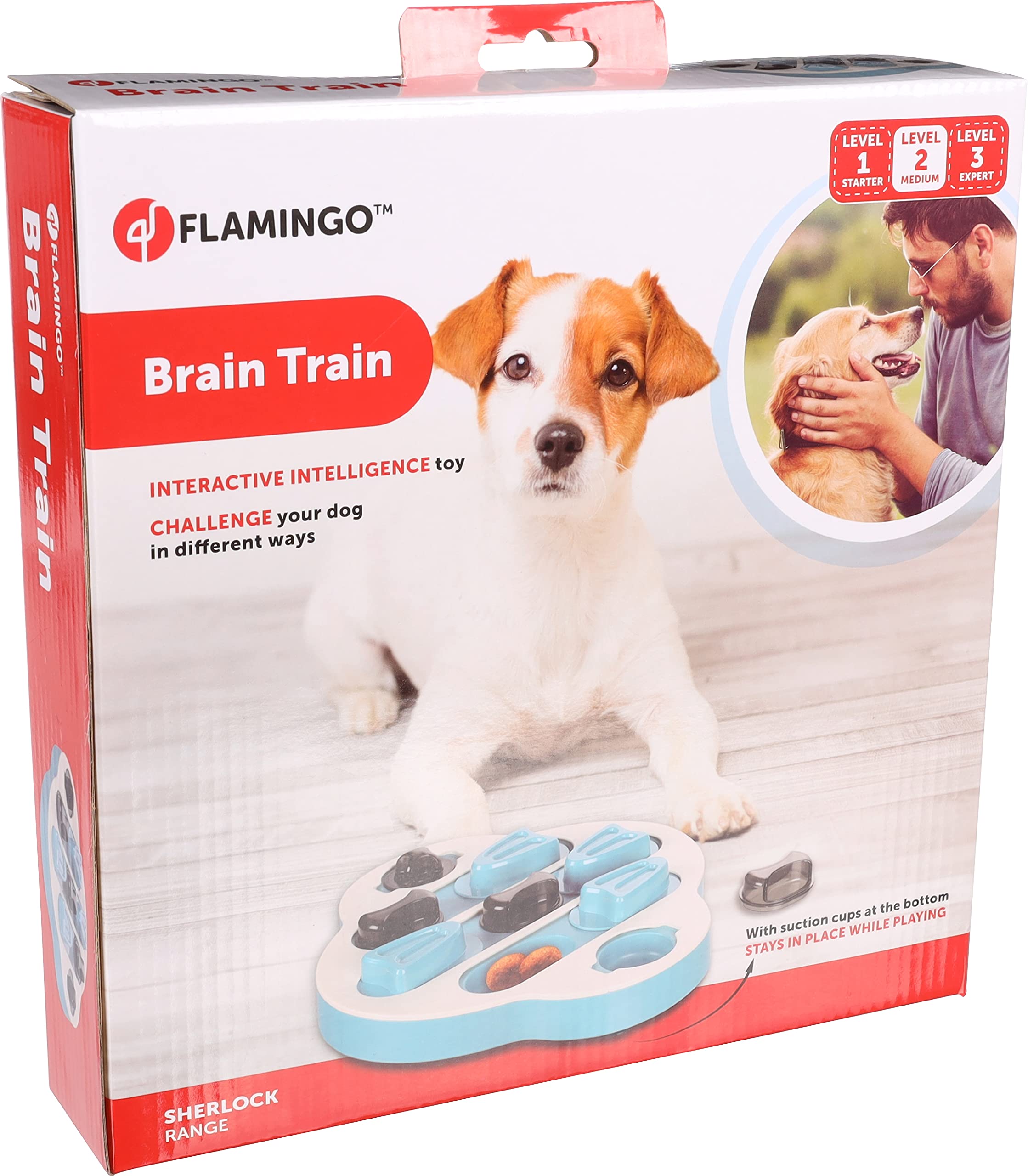 Flamingo Dog Intelligence Zabawka Edukacyjna Gra - Zabawka Poprawia IQ - Redukuje nudę - Popularny produkt! !