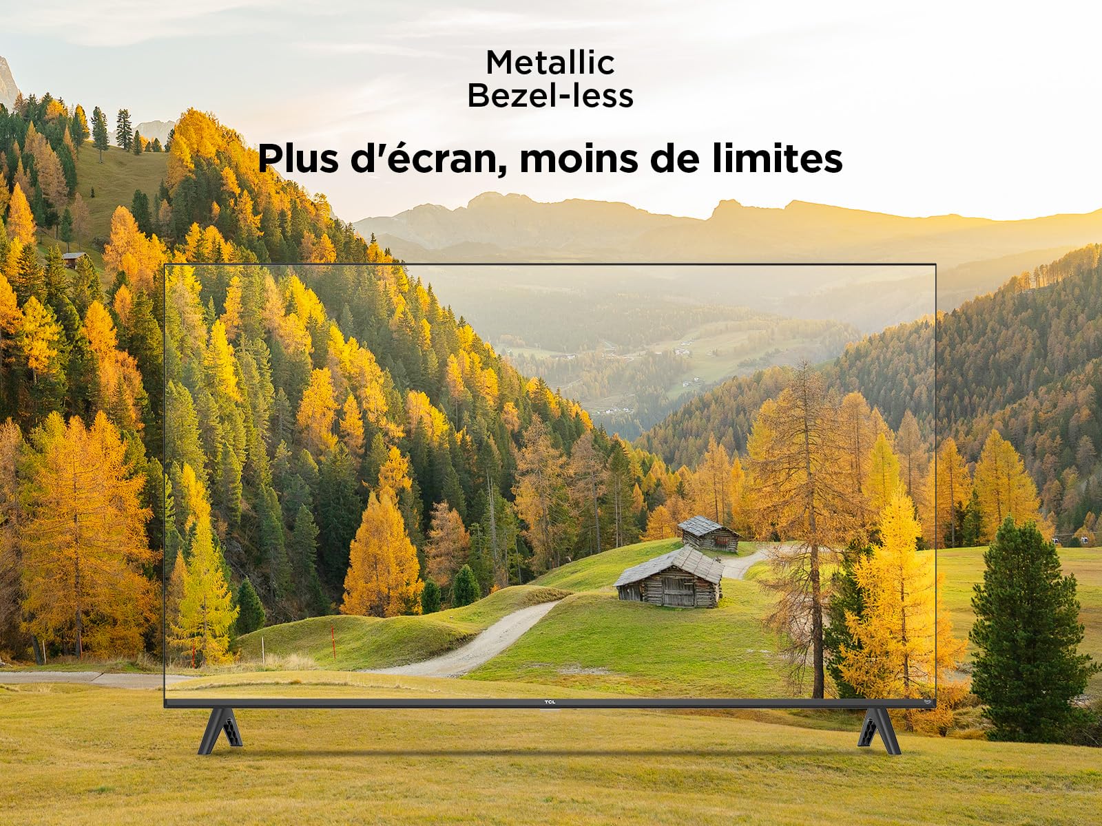 TCL 32SF540 - Téléviseur Intelligent 32 Pouces FHD - HDR & HLG-Dolby Audio-DTS Virtual X/DTS-HD-Metal Bezel-Less-Dual-Band WiFi 5-avec système Fire OS 7