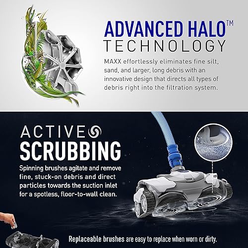 Miniatura 4 de Polaris MAXX Premium limpiador automático de piscina por succión para todas las superficies de piscinas a nivel del suelo, navegación inteligente