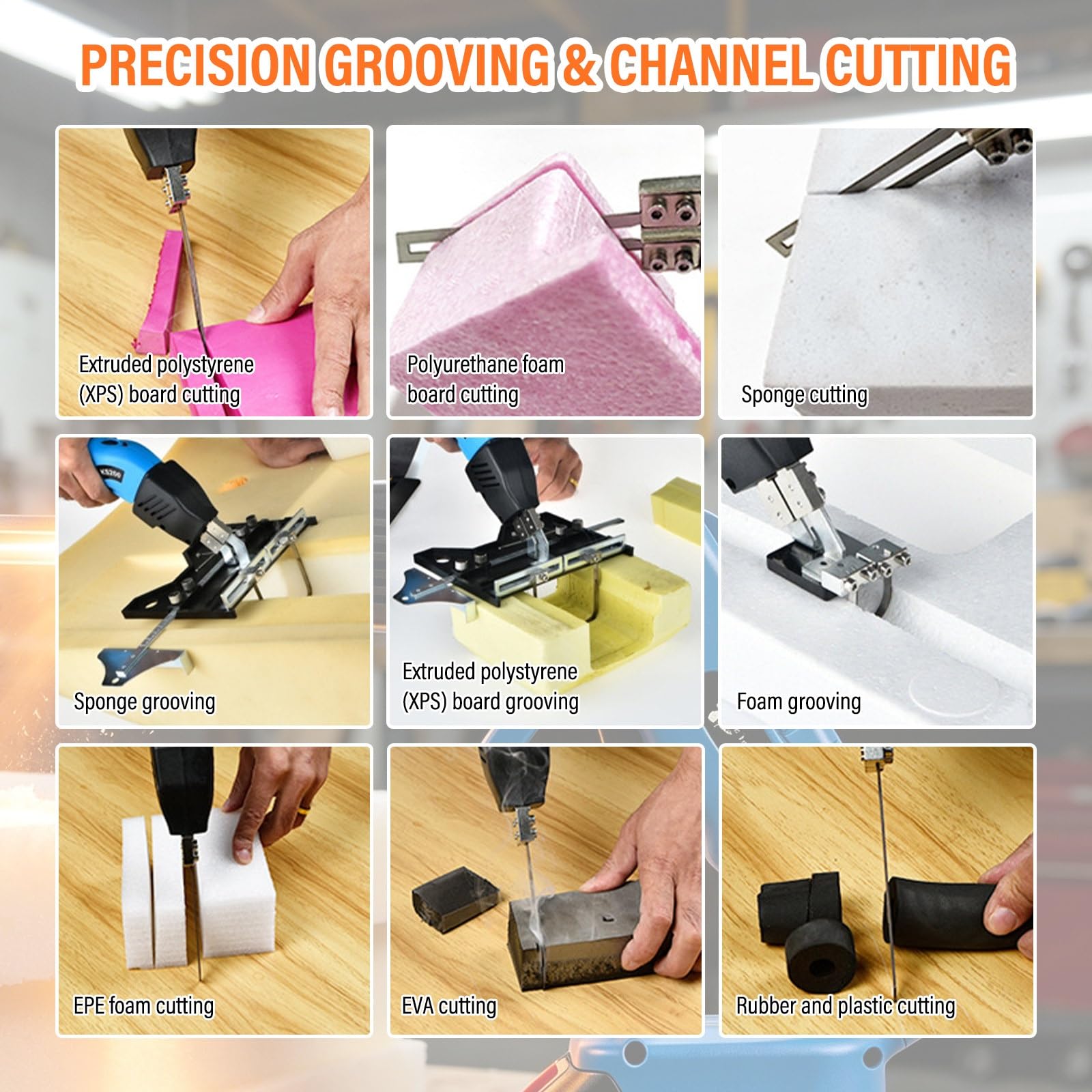 Cuchillo Caliente Cortador De Espuma Eléctrico Herramienta Corte Poliestireno Cortador Térmico Espuma Foam Cutter Eps Xps Epe EVA Aislamiento Espuma Uso