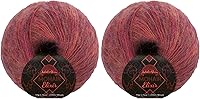 Vista 66 de JubileeYarn Mohair Elixir Yarn - 50g/ovillo Mezcla de lana para bebé - Azul Laguna - 4 ovillos