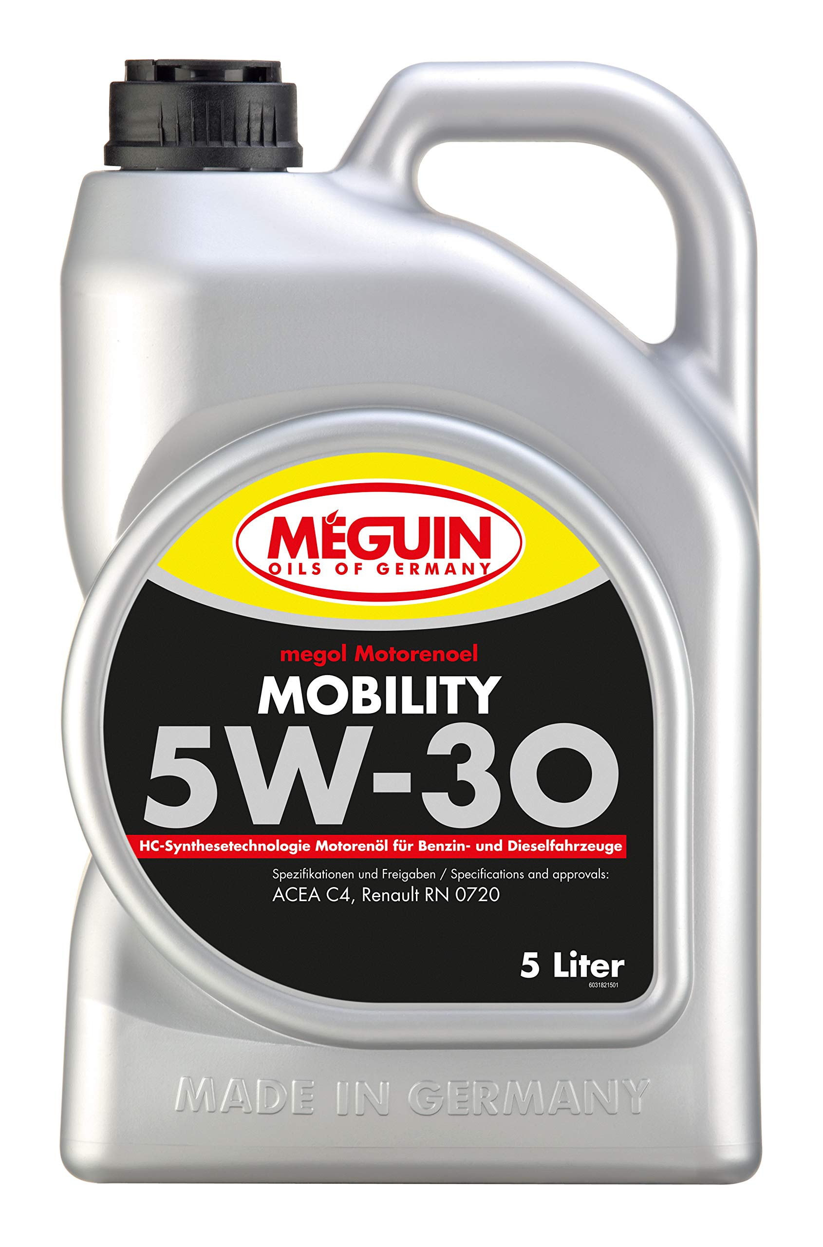 Liqui Moly Meguin Megol Mobility SAE 5W-30 | 5 L | Synthesetechnologie Motoröl | Art.-Nr.: 3182