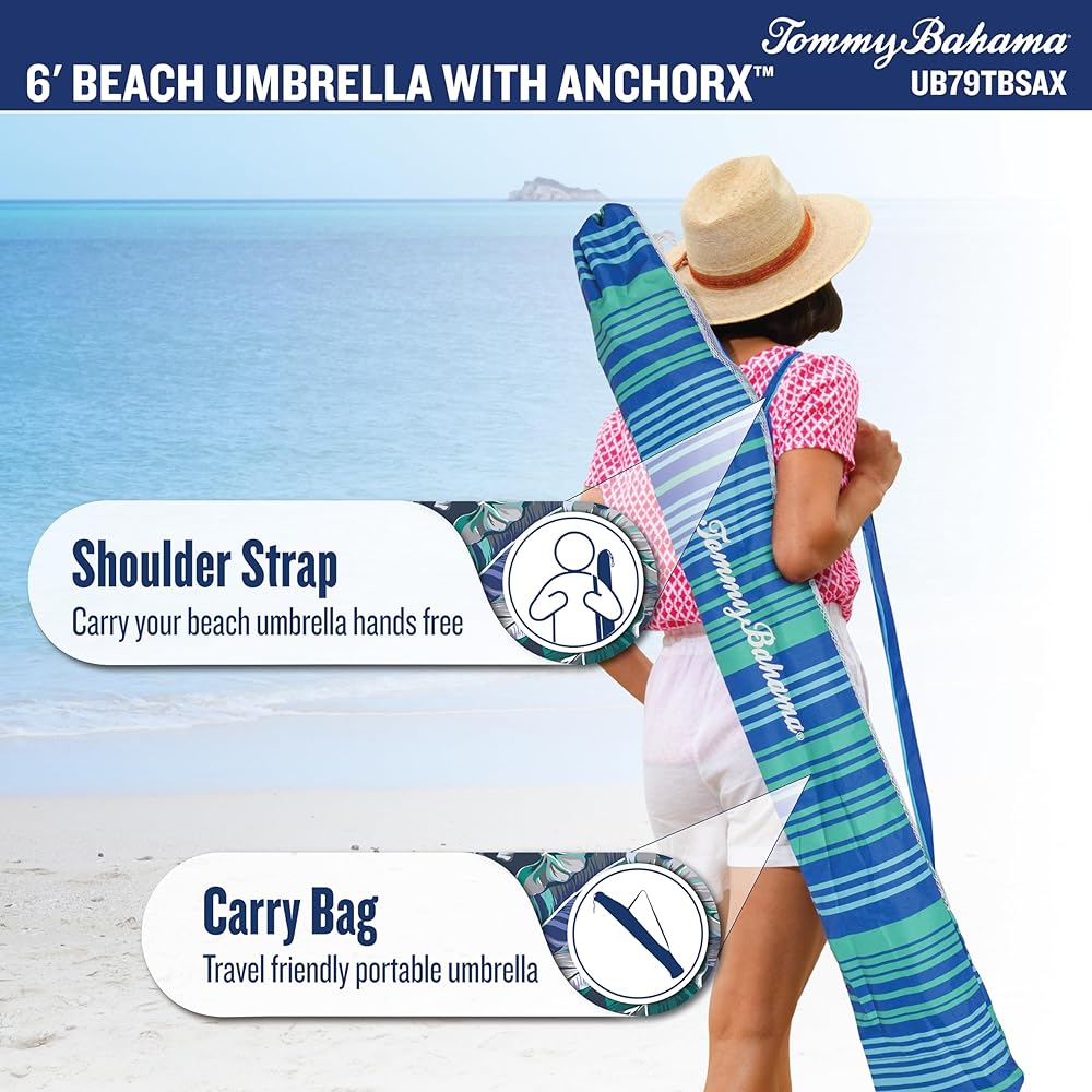 Tommy Bahama ANCHORX Adjustable Beach Umbrella Base Singapore | Ubuy