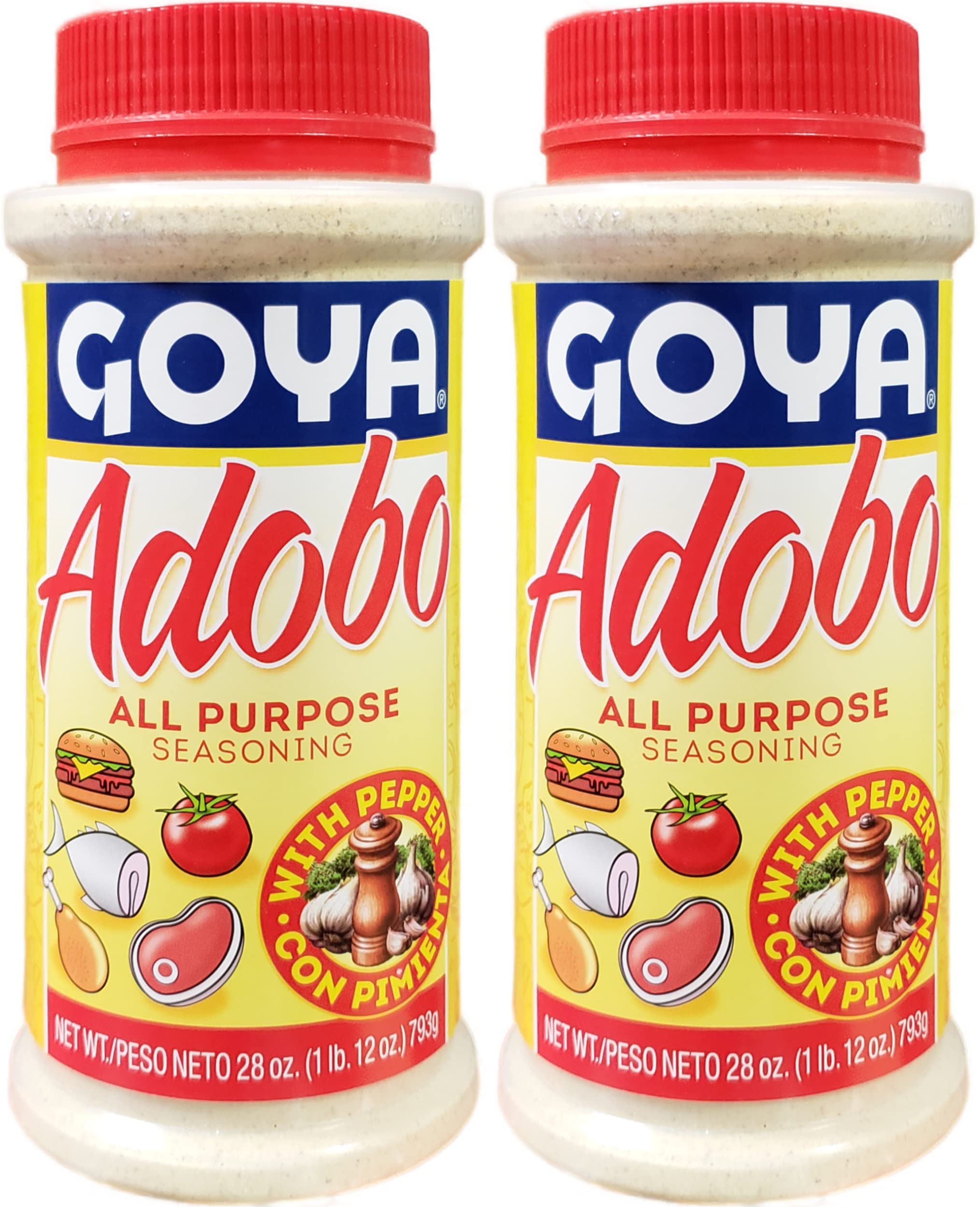 アメリカンペーパー Goya Adobo with Pepper All Purpose Seasoning, 28.0 OZ (Pack of 2