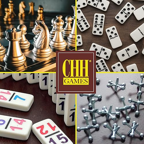 Miniatura 7 de CHH 15 Dominó doble profesional con números de color - Juego de dominó de 136 piezas para todas las edades