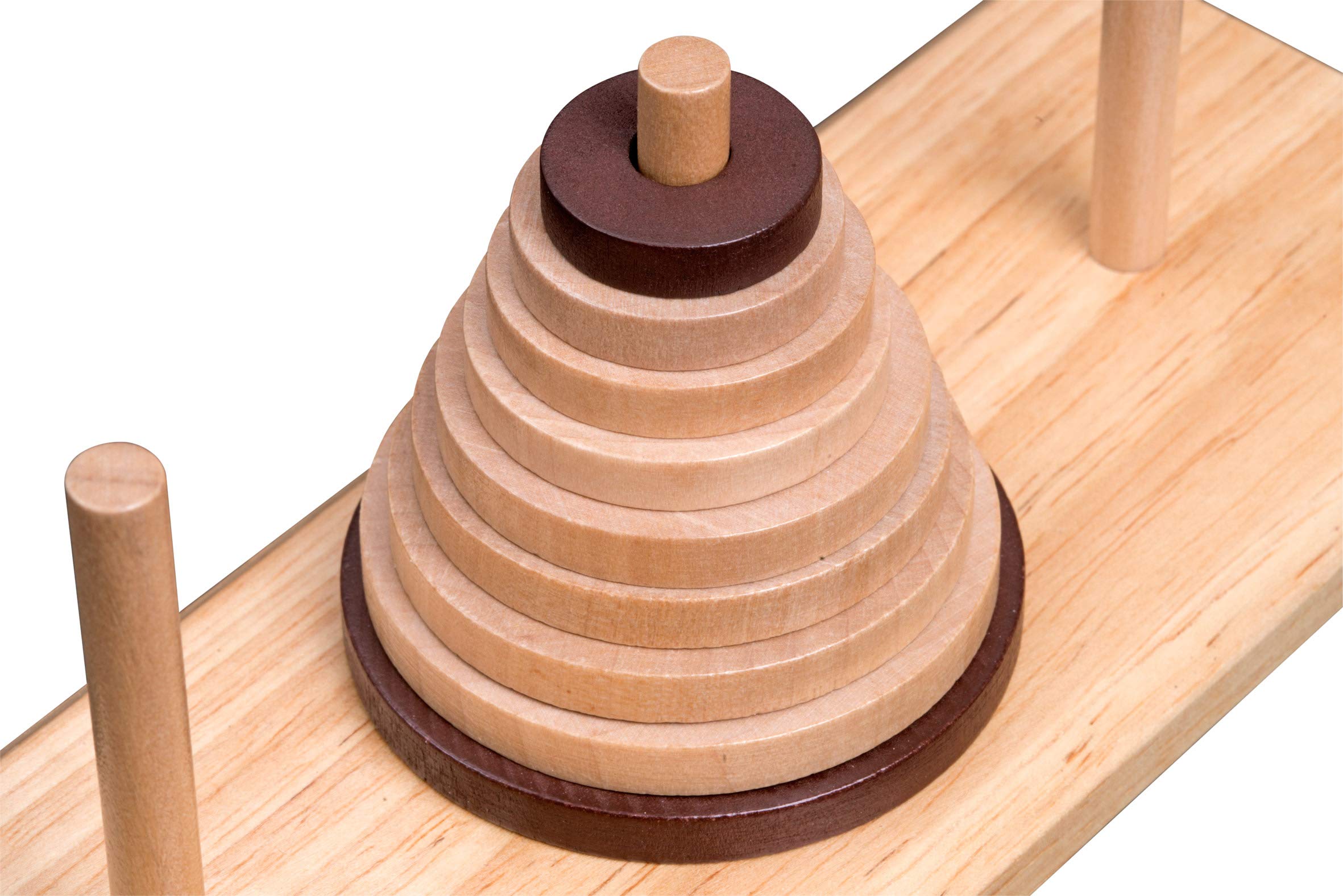 Amazon.co.jp: Philos フィロス ハノイの塔 9段 木製 木のぬくもり 頭