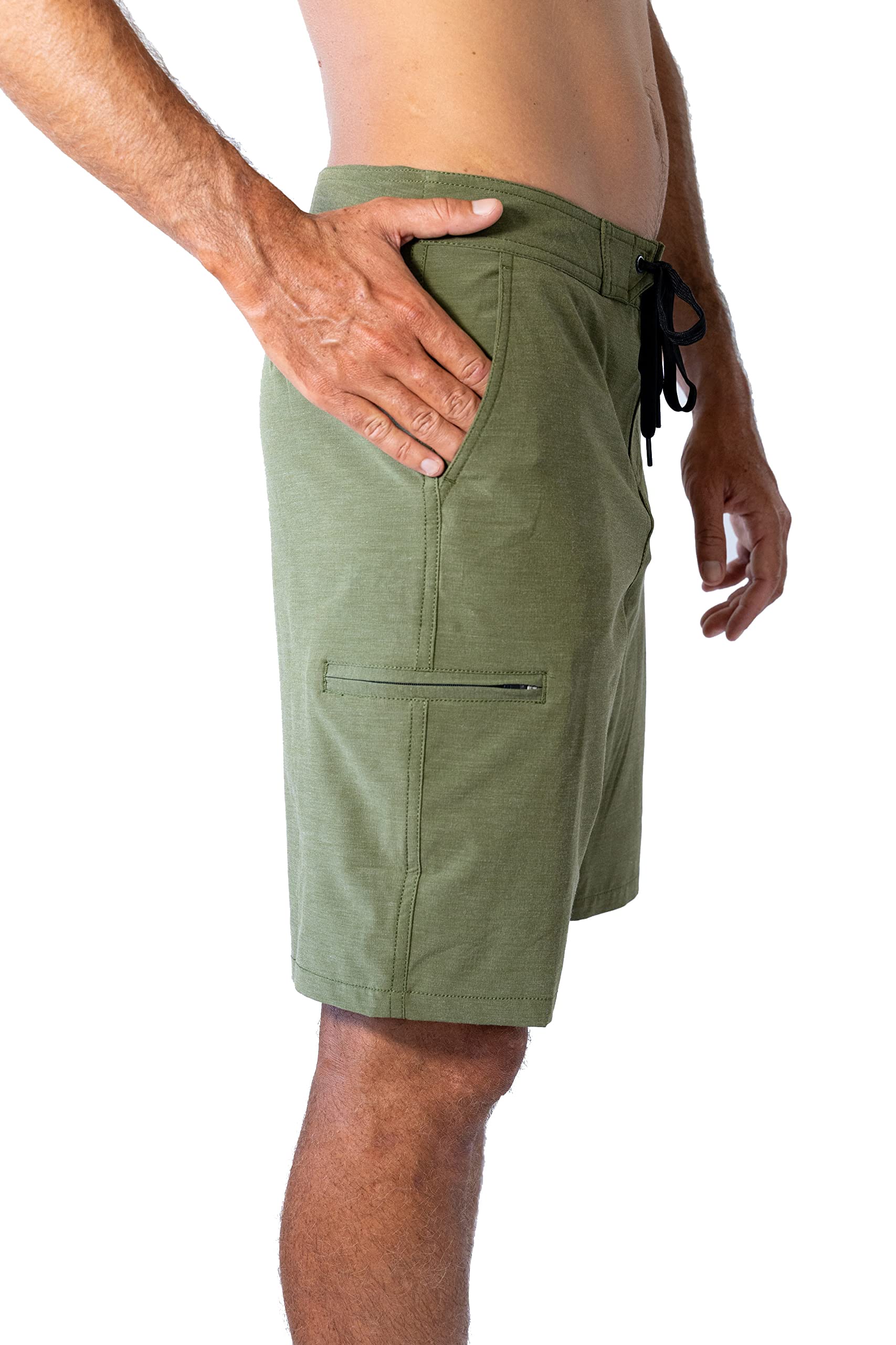 Maui Rippers Herren-Badehose, 53,3 cm, 4-Wege-Stretch mit großen Taschen