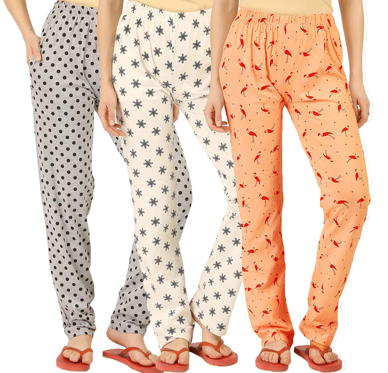 Women's Cotton Regular Fit Printed Pyjama/Lower Pack of 2-image-48