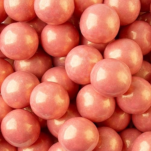 Smarty Stop Gumballs All Color de 1 pulgada (coral perla brillante, 1 libra (paquete de 1))