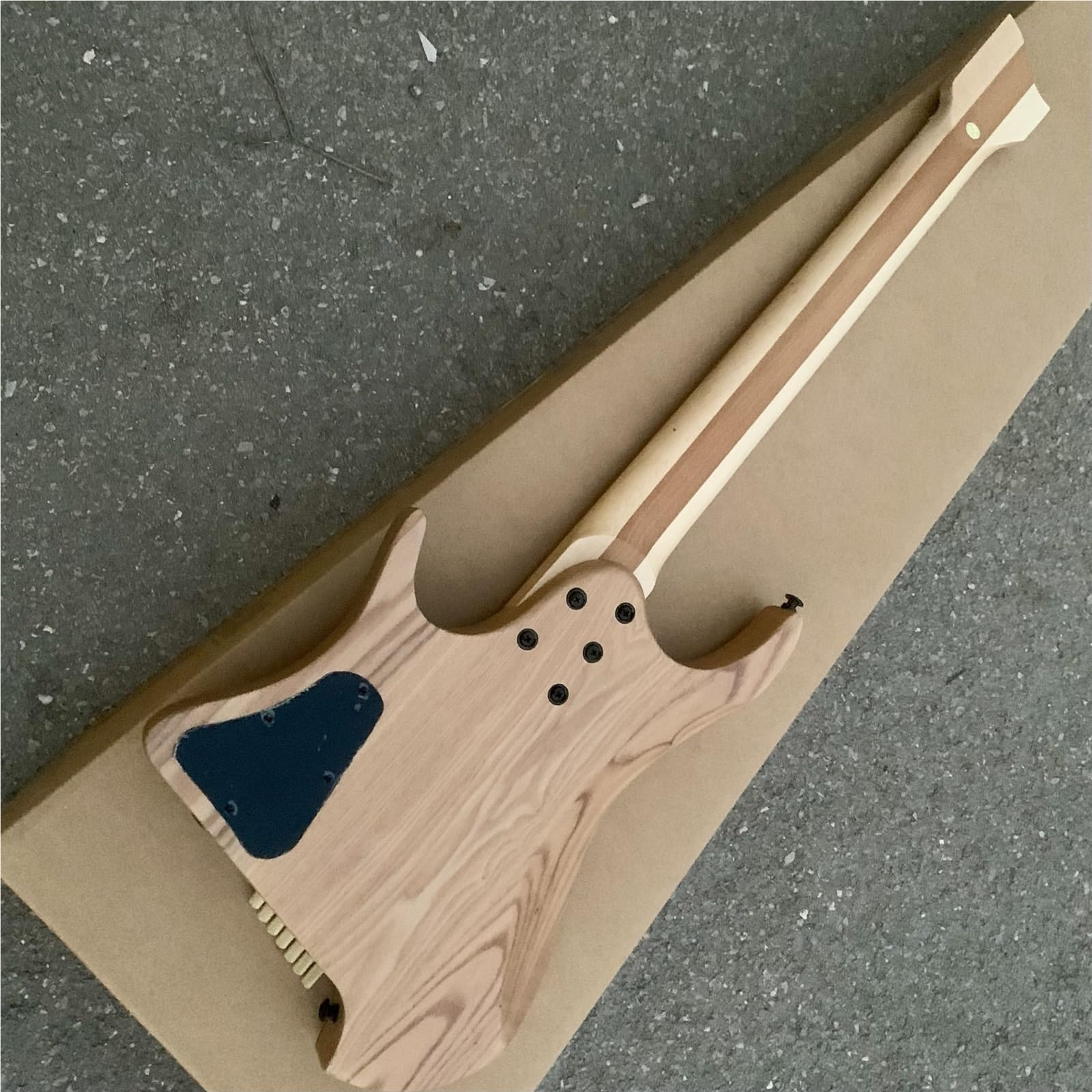 Chitarra Elettrica RXF 7 Corde &ndash; Viola Argento Metallizzato, Tastiera In Palissandro, 22 Tasti
