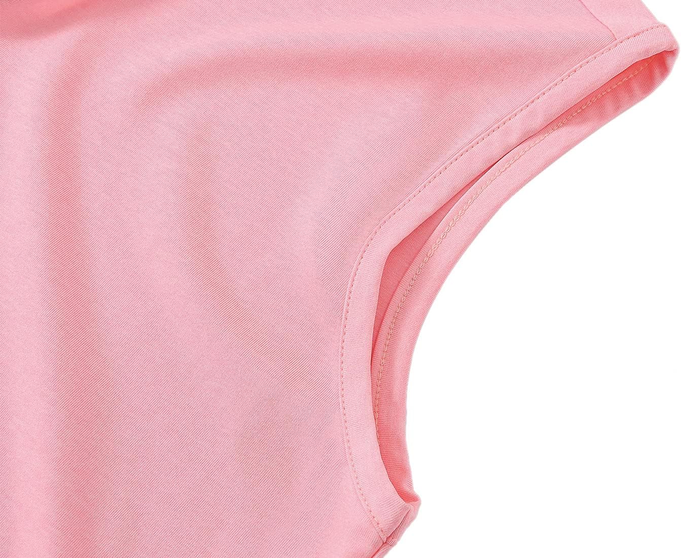 BGOWATU Women's Golf Polo T-Shirts Sleeveless V Neck Collarless Tennis Shirts UV Protection Quick Dry Lightweight - Image 5