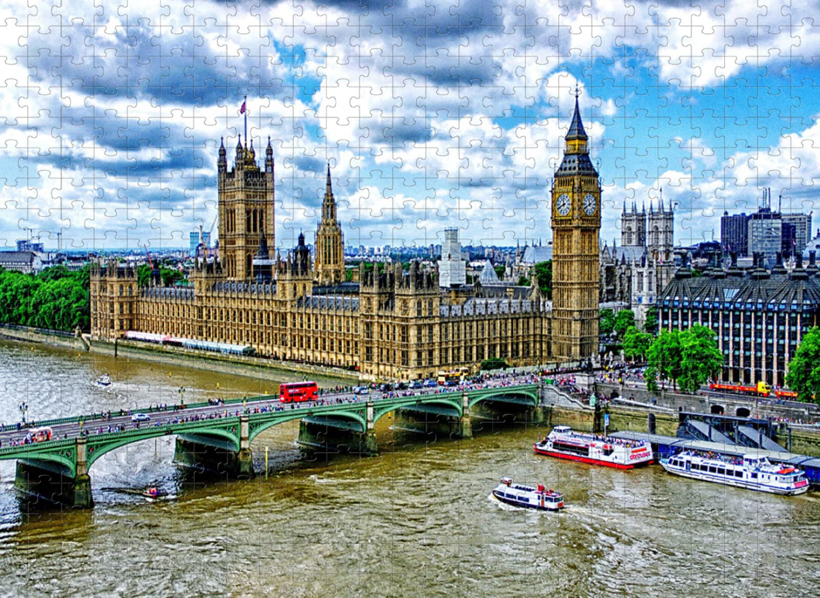 4000 Piece Puzzle London Bridge Gift For The Whole Family