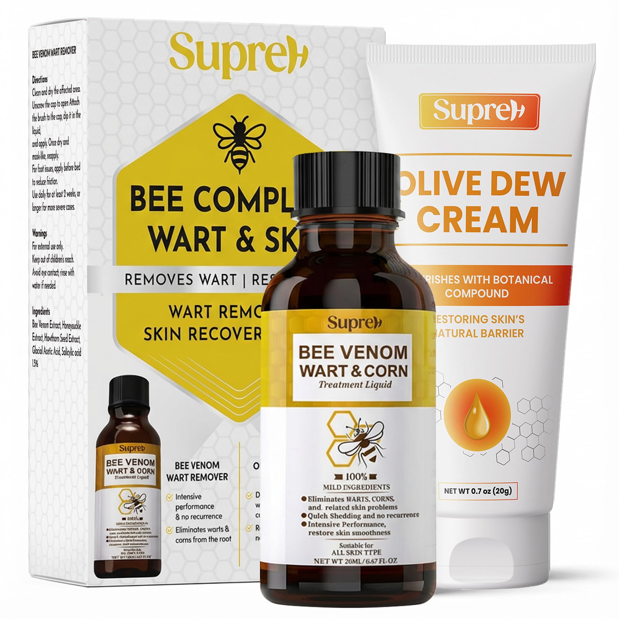 SupreH Bee Venom Wart Remover Kit