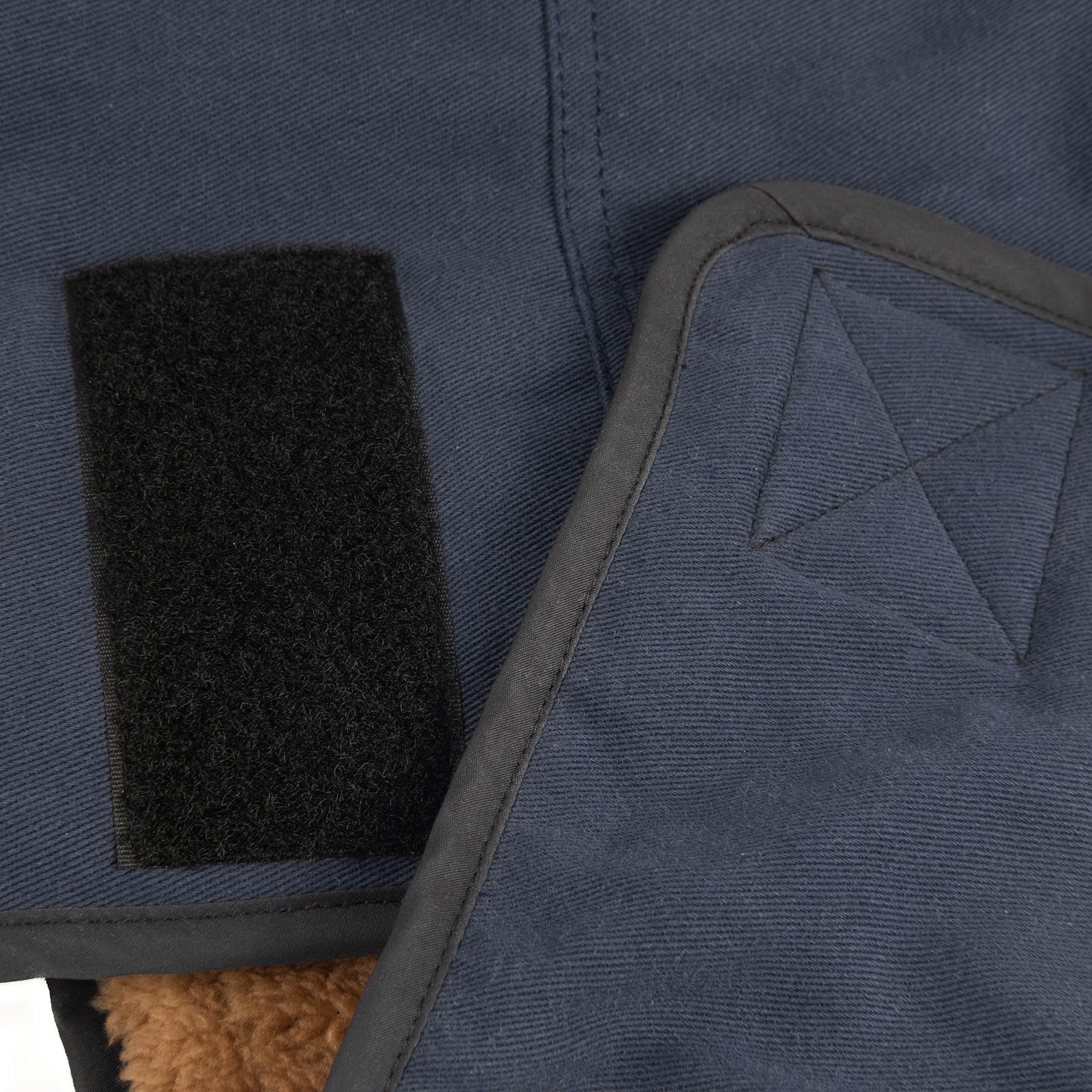 Sedona Dawn Hunde-Winterjacke für mittelgroße und große Hunde, Hunde-Wintermantel, warmes Sherpa-Fleece gefüttert, Segeltuch, Hundemantel für kaltes Wetter, Baumwolle,